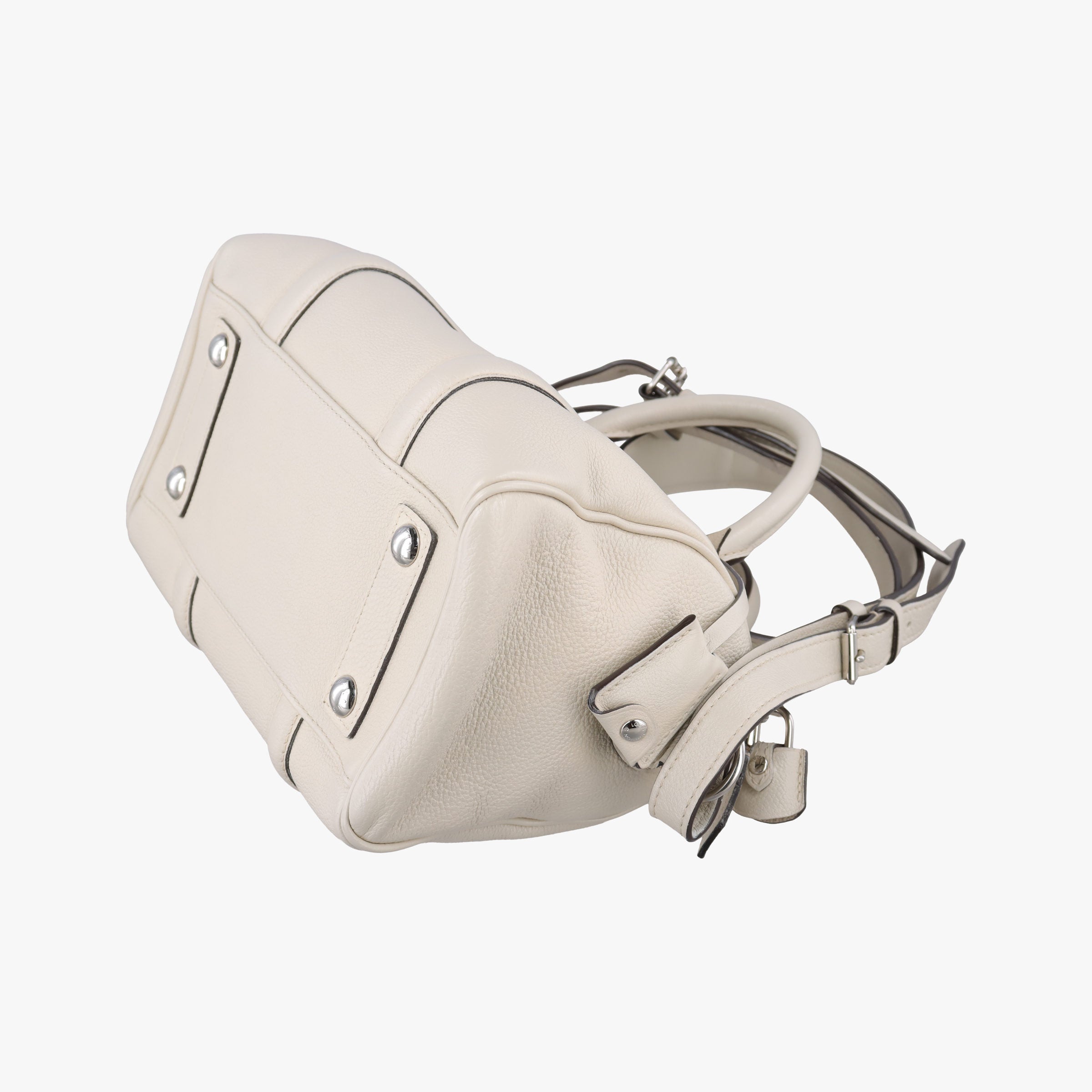 Pre-owned Louis Vuitton sofia coppola SC BB BLANC CASSE calf Leather M48834 shoulderbag | stylenewstar