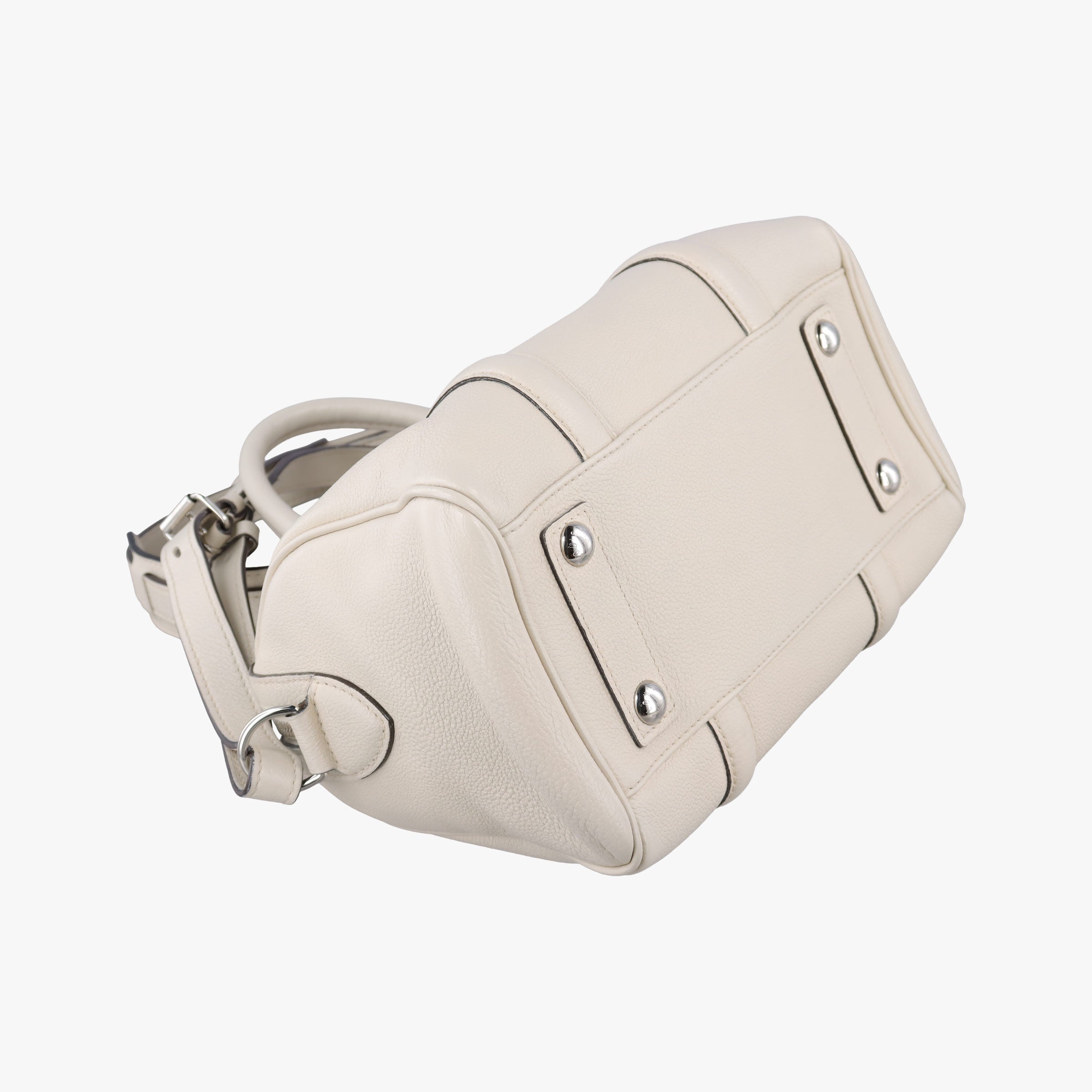 Pre-owned Louis Vuitton sofia coppola SC BB BLANC CASSE calf Leather M48834 shoulderbag | stylenewstar