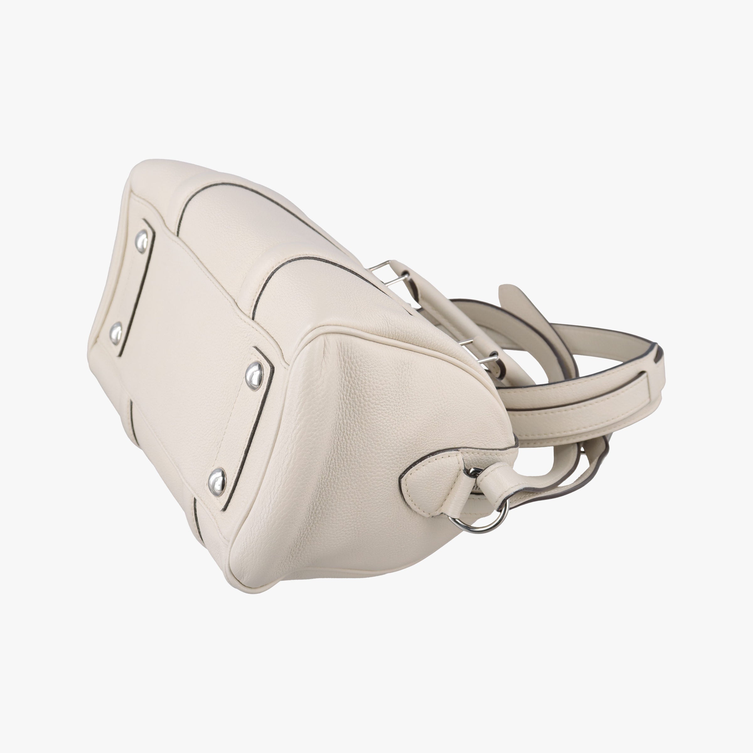 Pre-owned Louis Vuitton sofia coppola SC BB BLANC CASSE calf Leather M48834 shoulderbag | stylenewstar