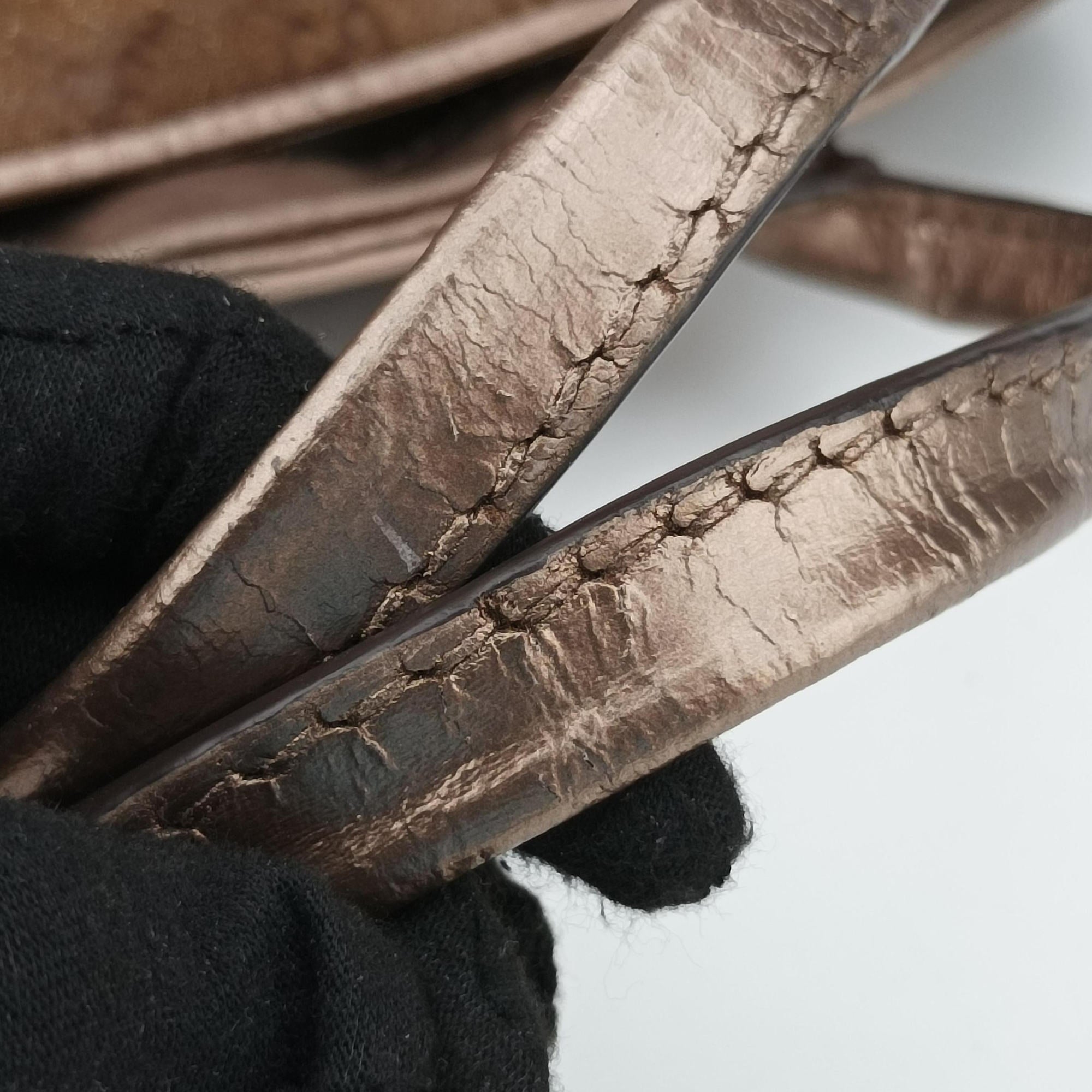 Secondhand Gucci Heart Bit charm Golden×Brown canvas×leather 269955 handbag | stylenewstar