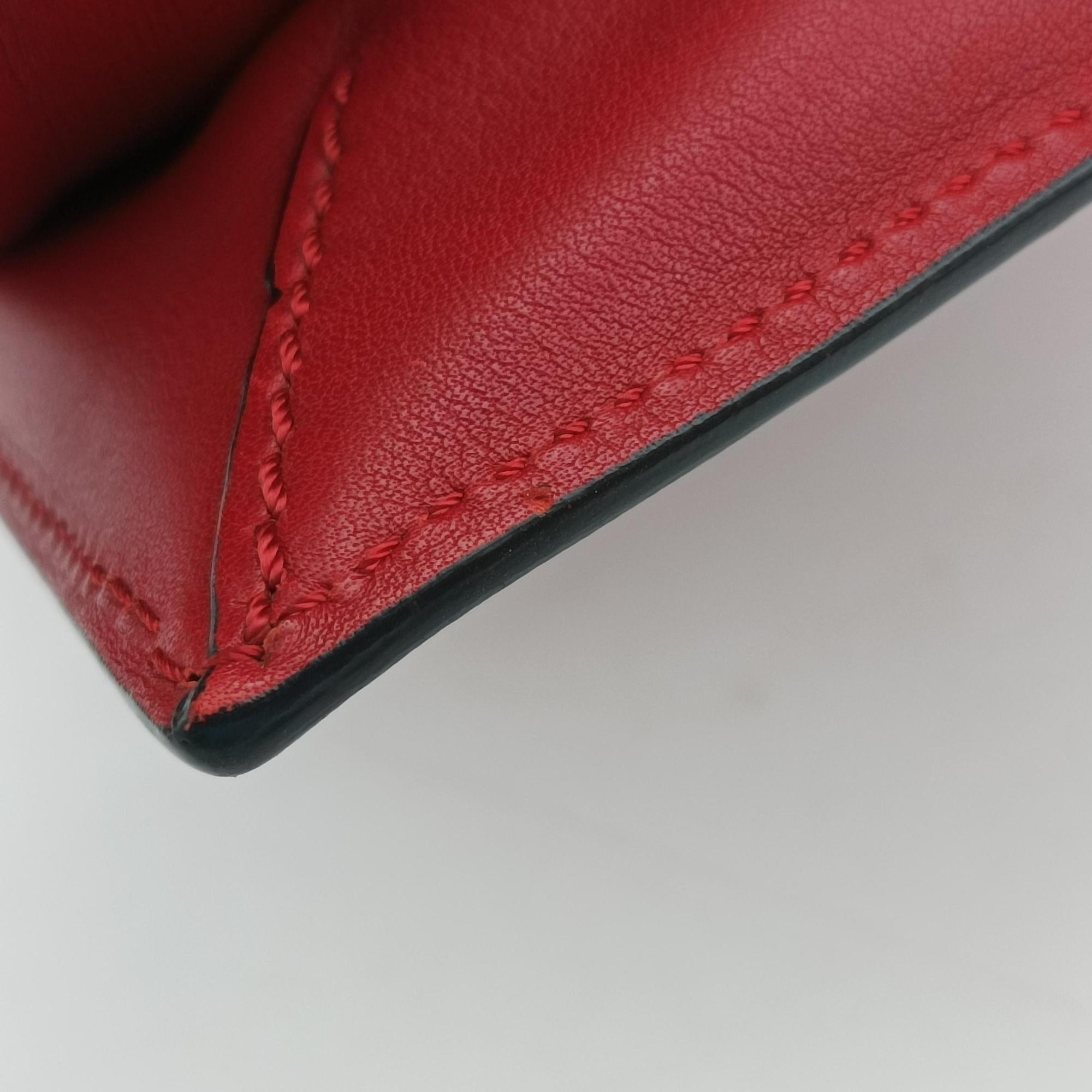 Pre-owned Valentino My Rockstud Red Leather  shoulderbag | stylenewstar