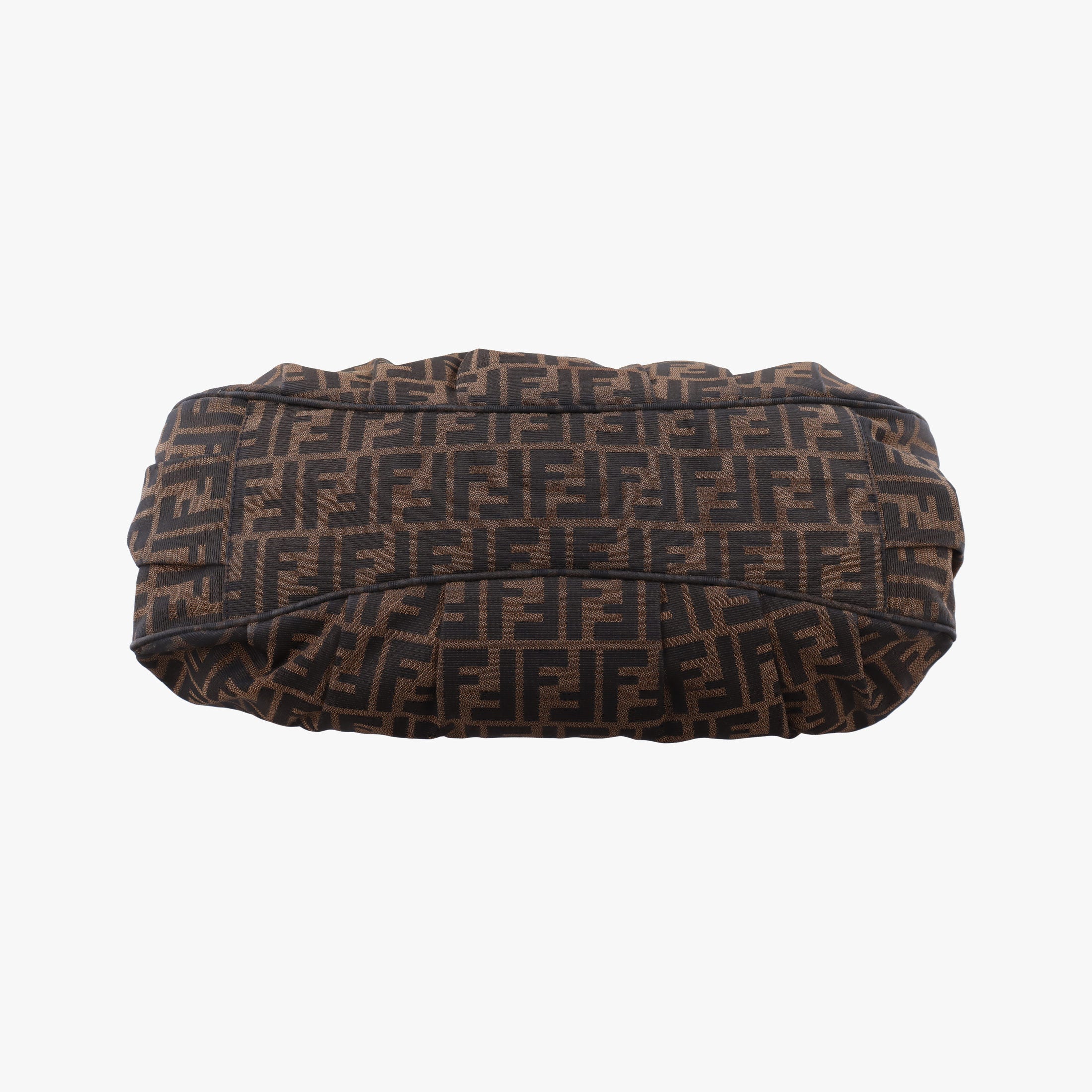 Pre-owned Fendi Mia Brown canvas 8BR616 shoulderbag | stylenewstar