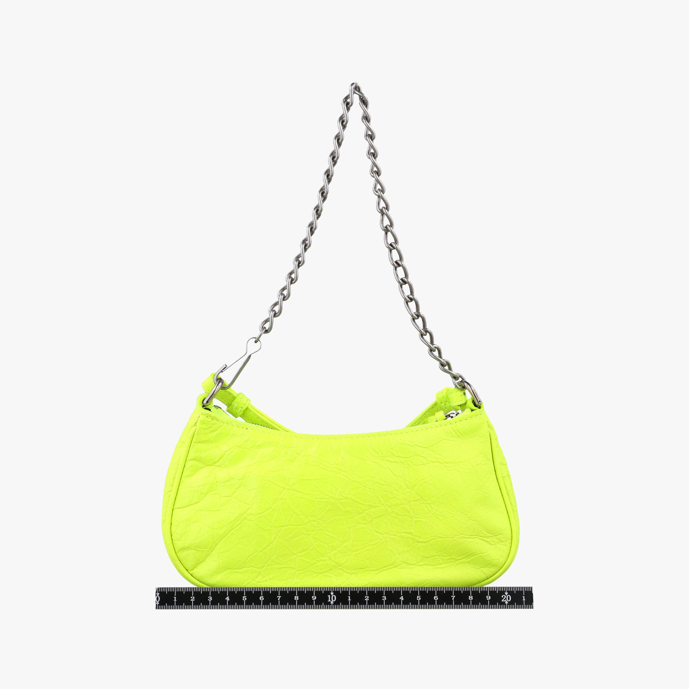 Pre-owned Balenciaga Le Cagole Green lambskin  shoulderbag | stylenewstar