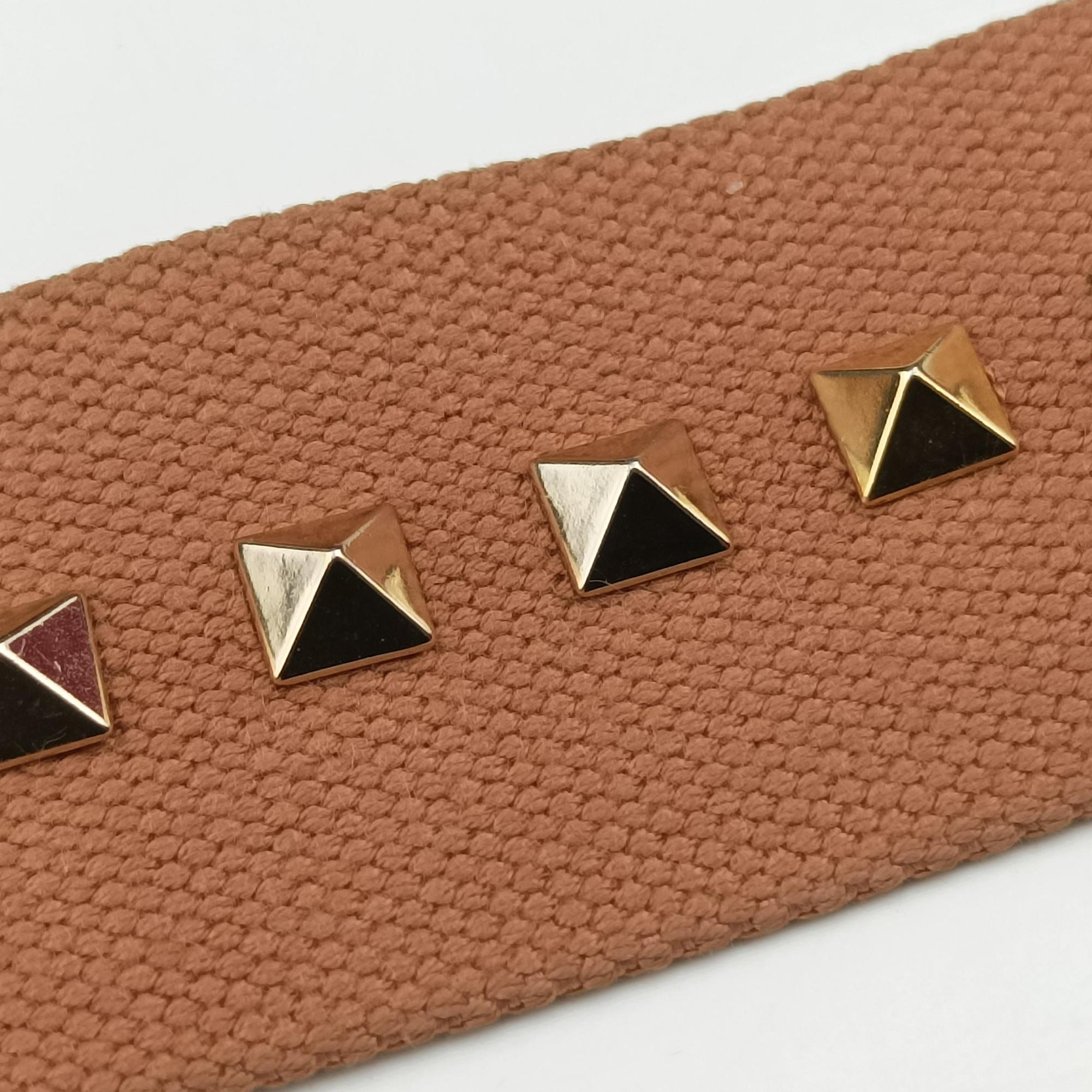 Pre-owned Valentino Rockstud Brown Leather  shoulderbag | stylenewstar