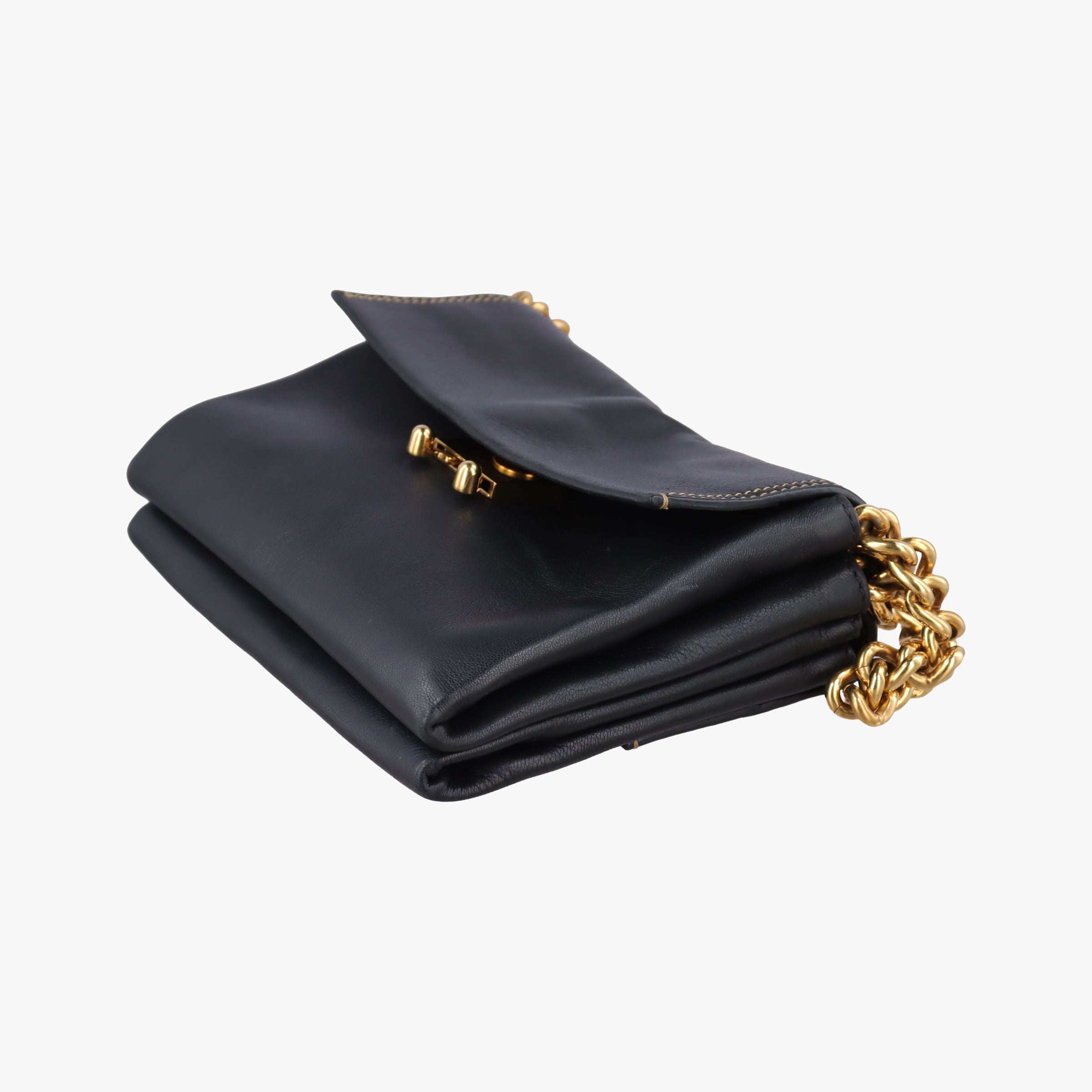 Pre-owned Marni Trunk Black Leather  shoulderbag | stylenewstar