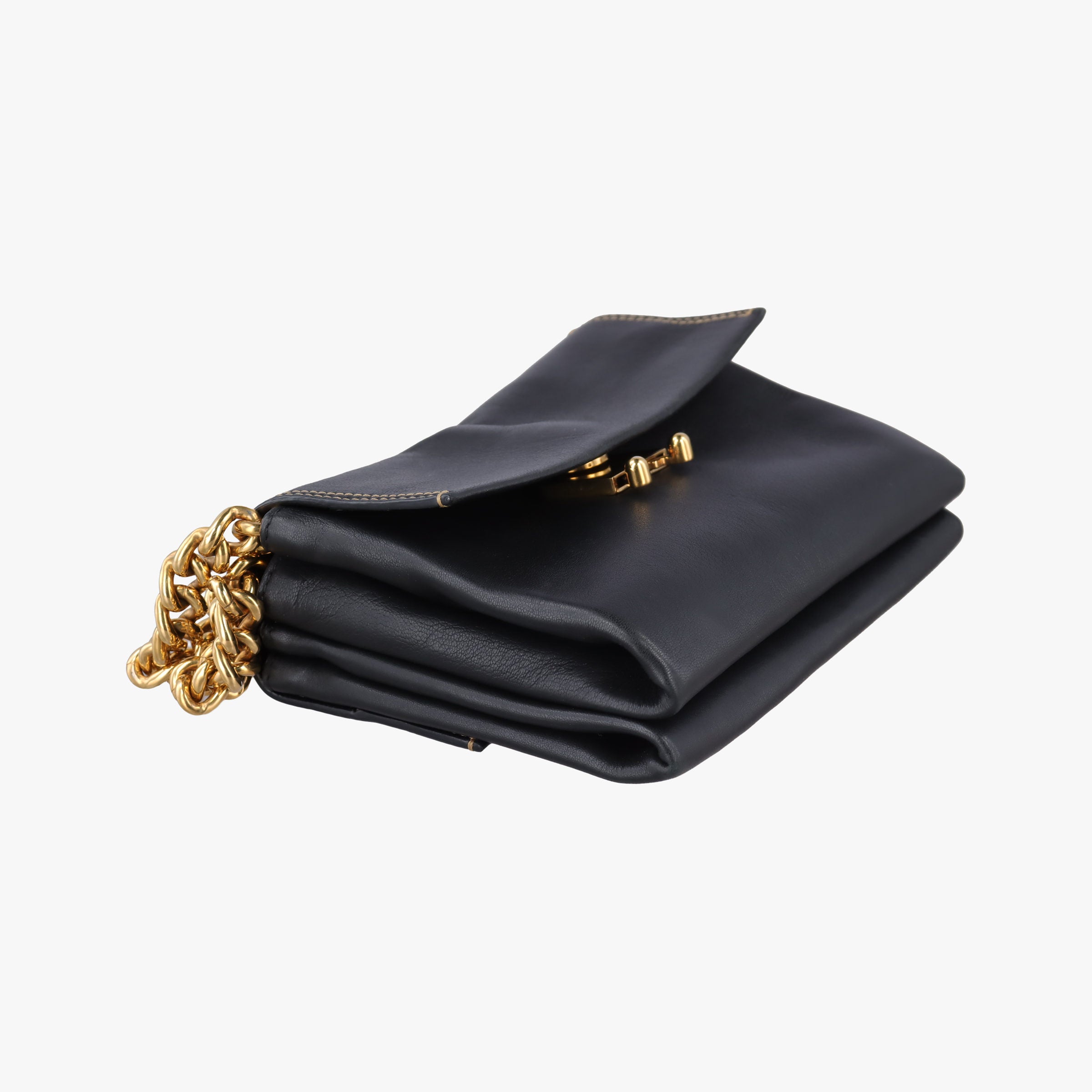 Pre-owned Marni Trunk Black Leather  shoulderbag | stylenewstar