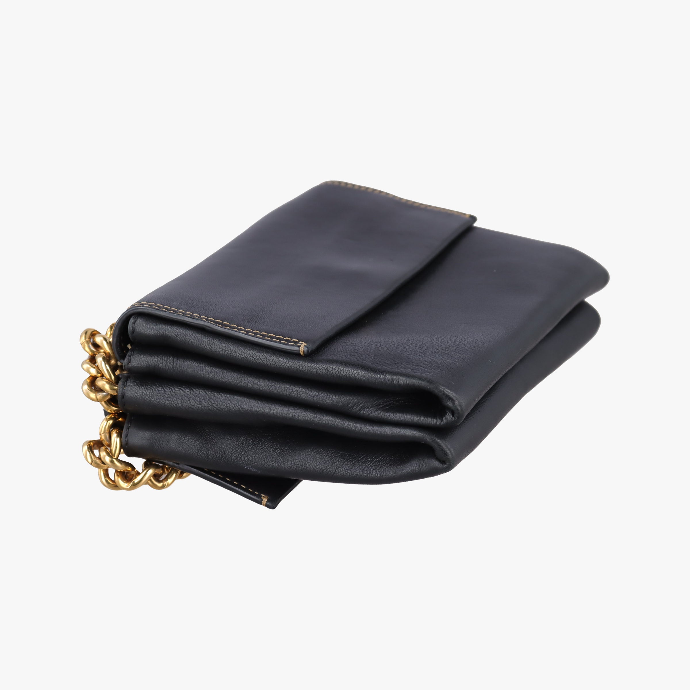 Pre-owned Marni Trunk Black Leather  shoulderbag | stylenewstar