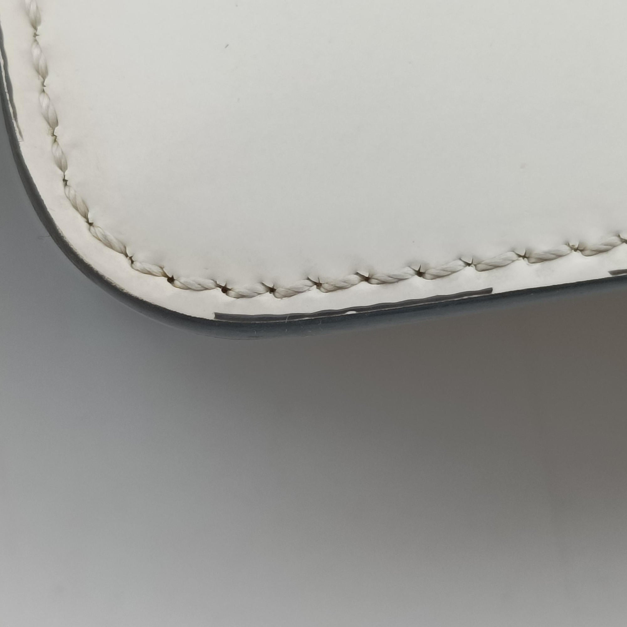 Pre-owned Marni TRUNK White × Green Leather  shoulderbag | stylenewstar