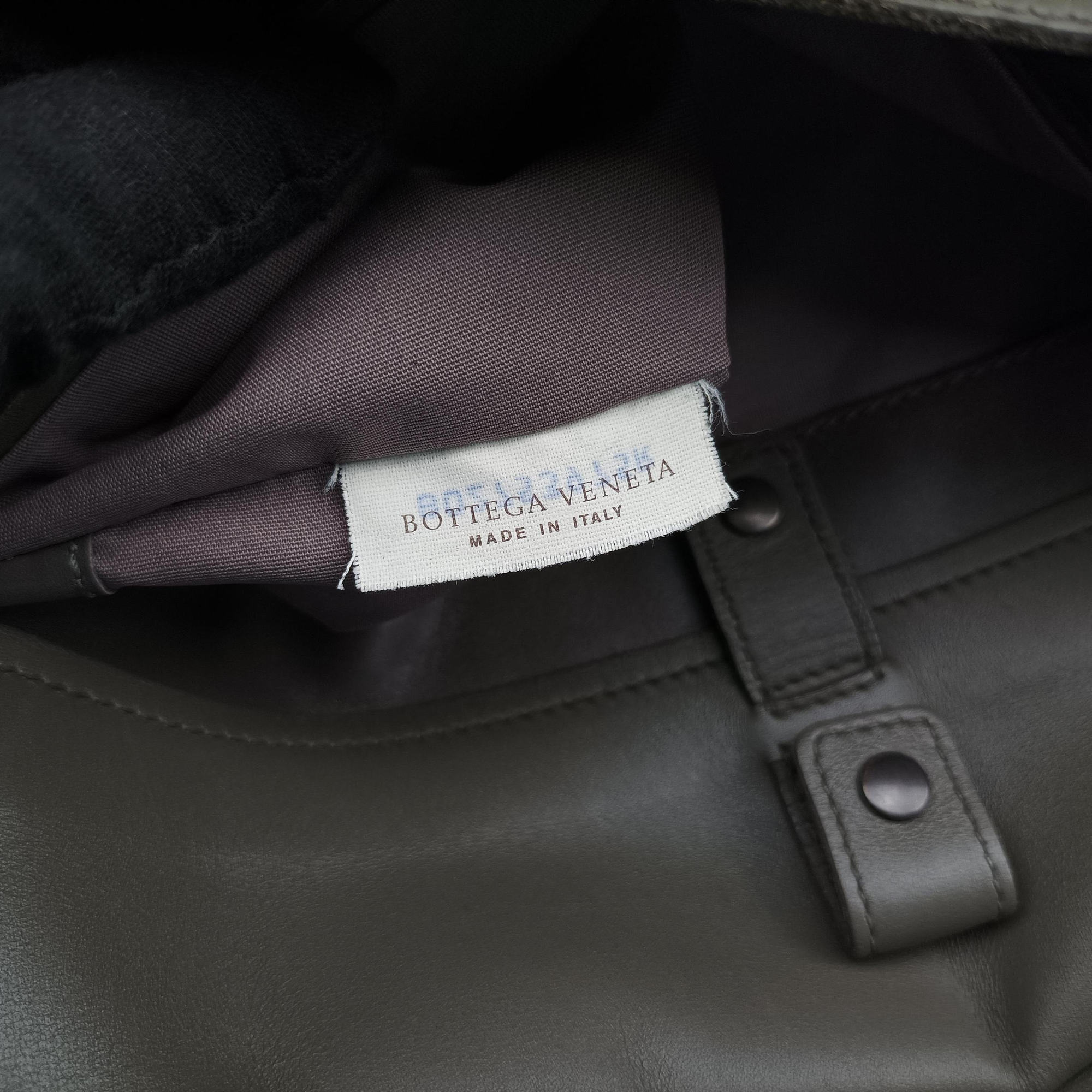 Pre-owned Bottega Veneta Intrecciato Grey lambskin  shoulderbag | stylenewstar