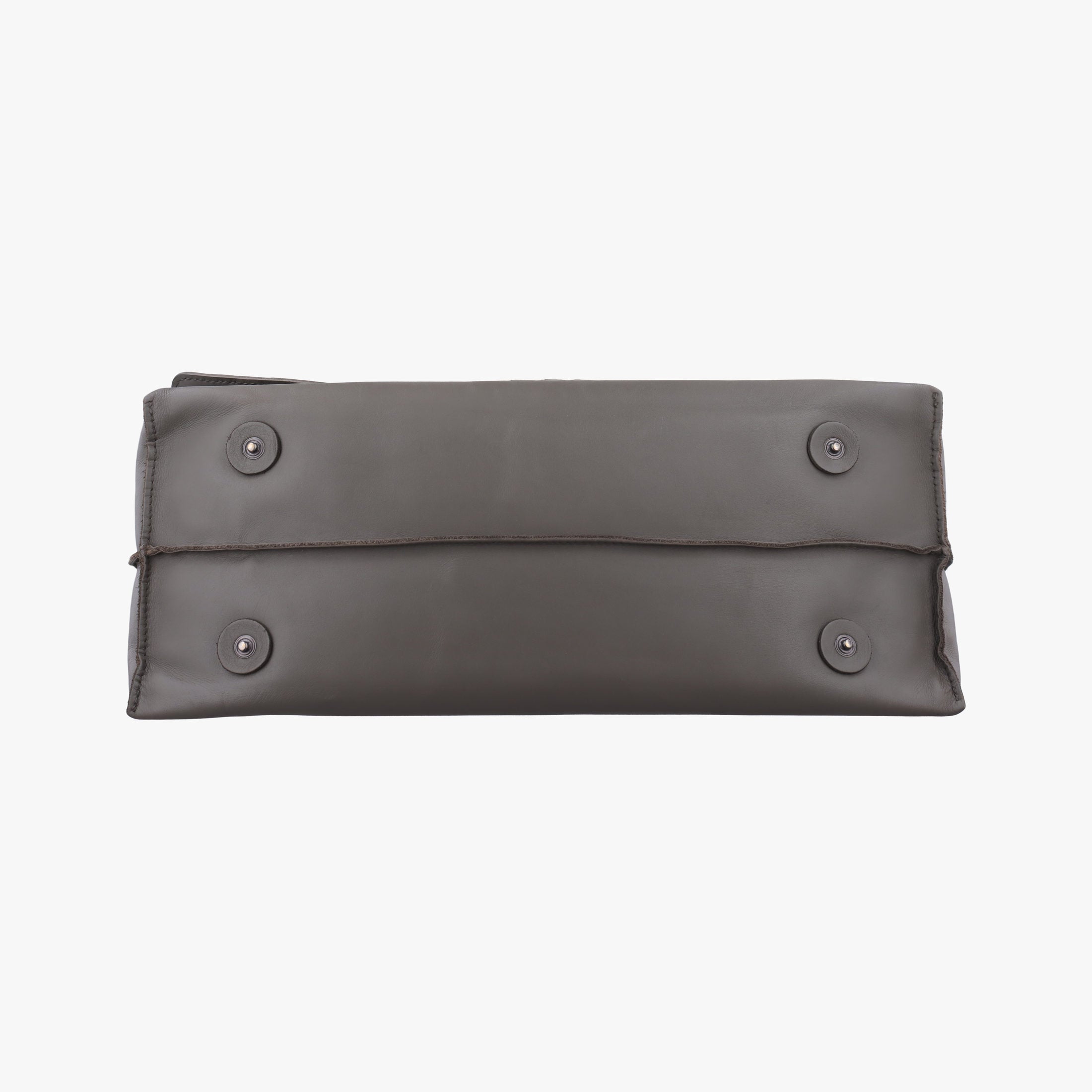 Pre-owned Bottega Veneta Intrecciato Grey lambskin  shoulderbag | stylenewstar