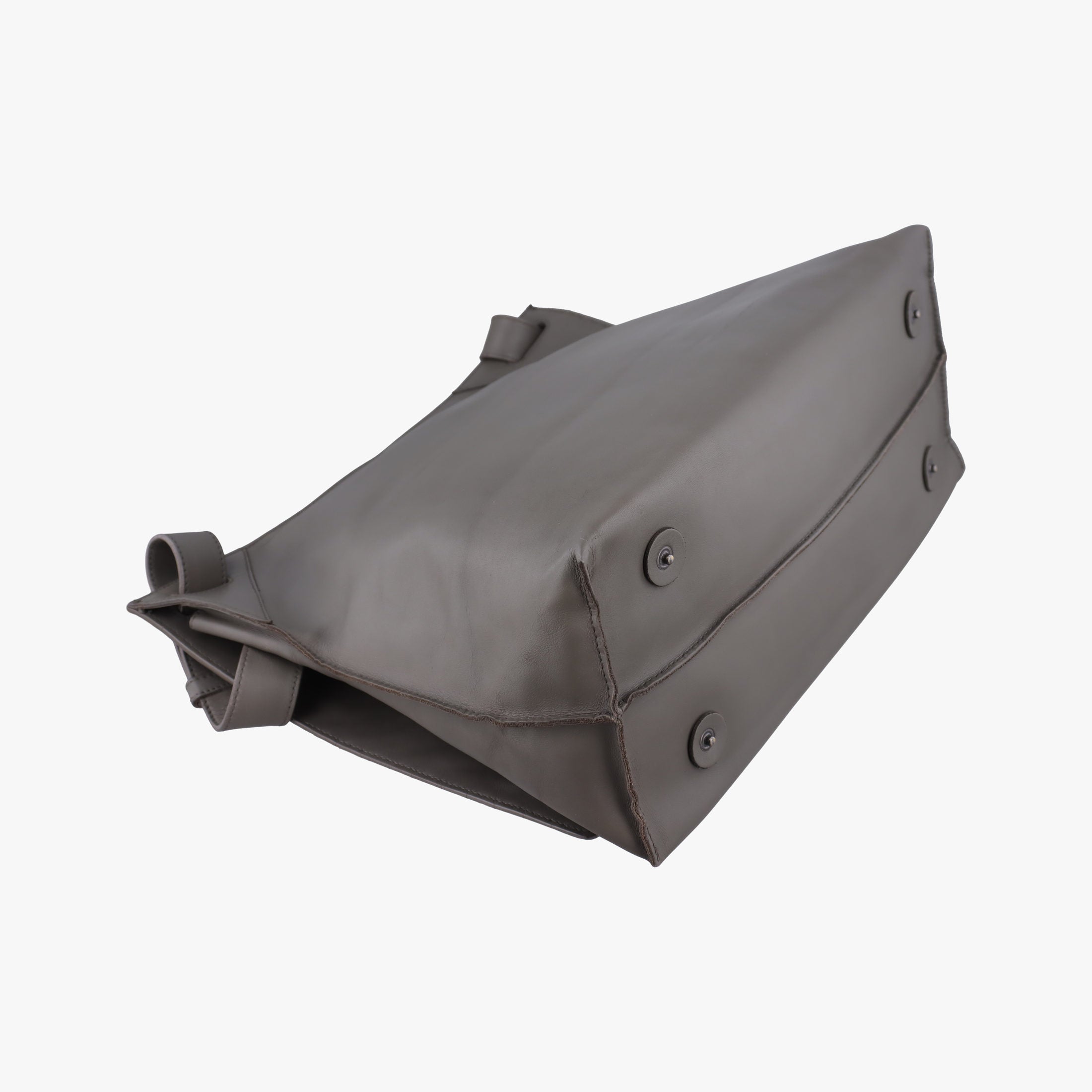 Pre-owned Bottega Veneta Intrecciato Grey lambskin  shoulderbag | stylenewstar