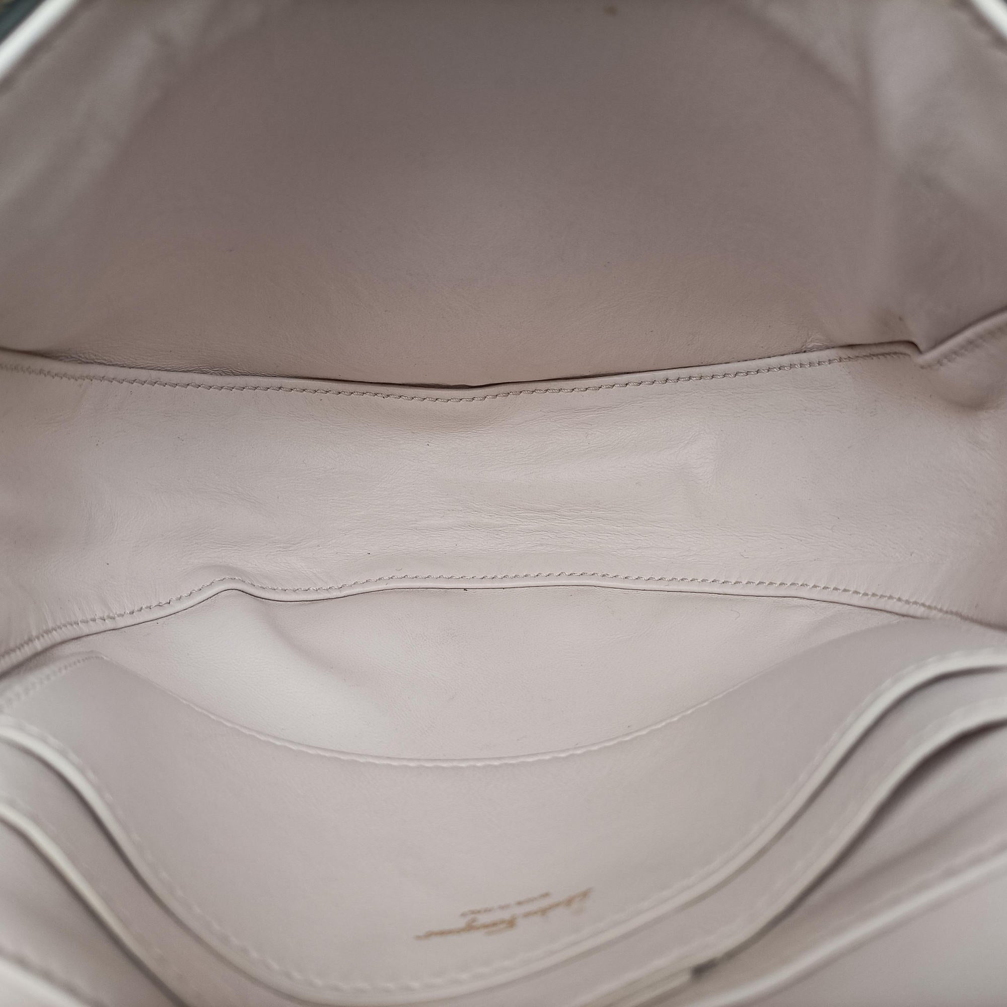 Pre-owned Ferragamo ガンチーニ Pink Snakeskin  shoulderbag | stylenewstar