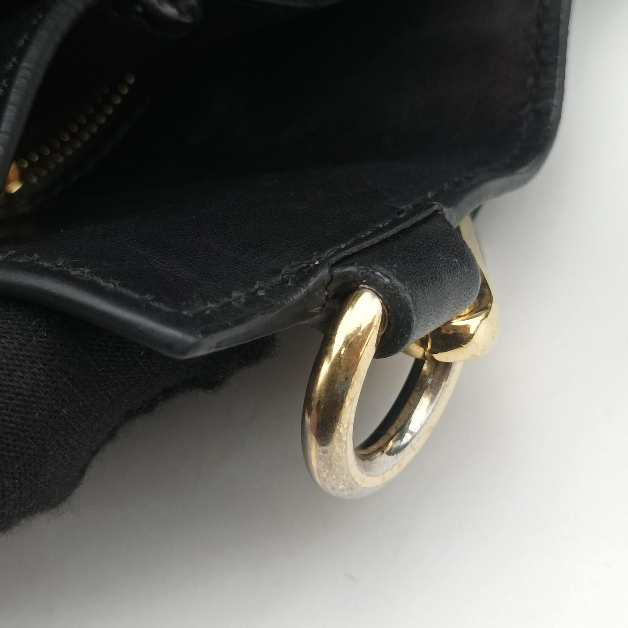 Pre-owned Ferragamo Enny hobo Black Leather  shoulderbag | stylenewstar