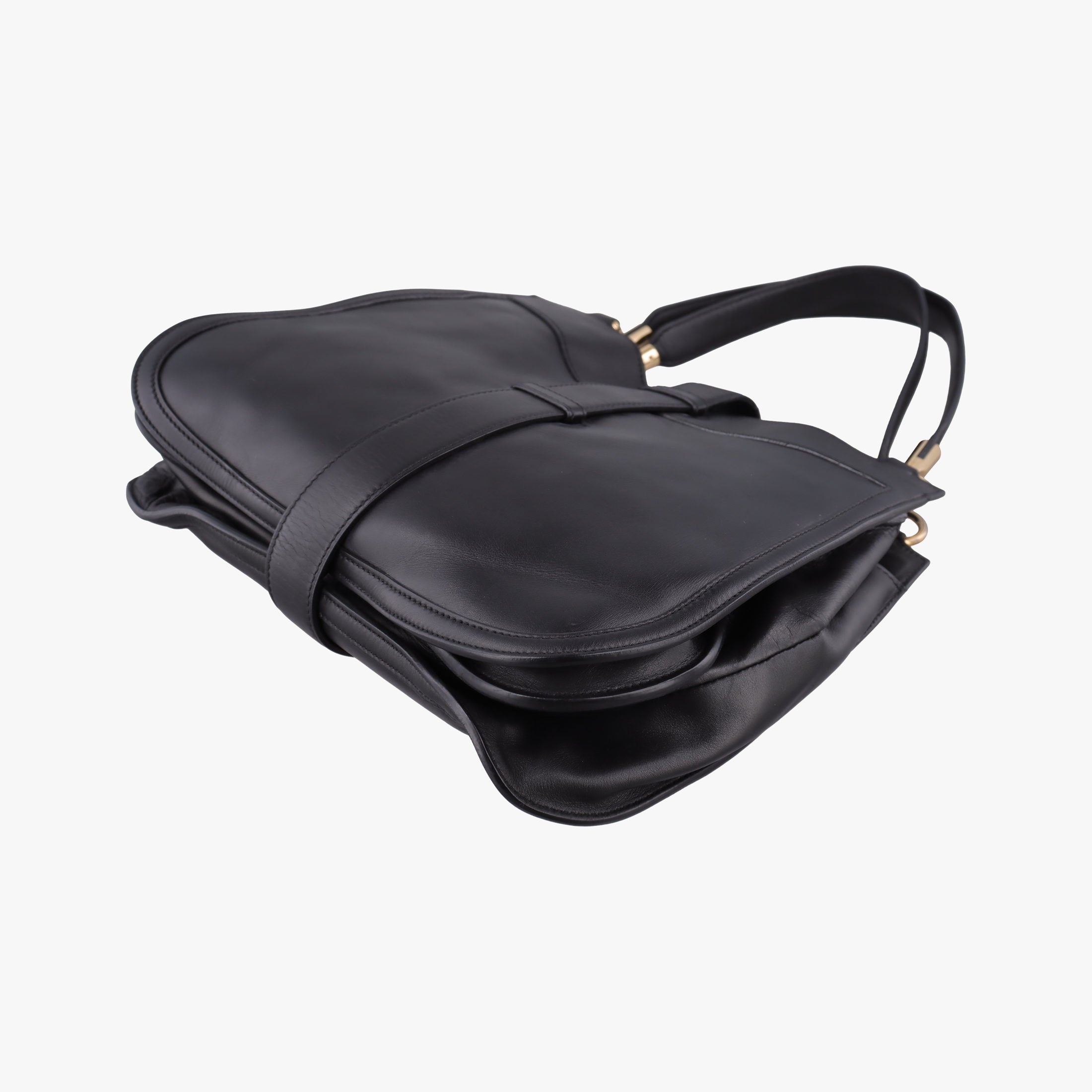 Pre-owned Ferragamo Enny hobo Black Leather  shoulderbag | stylenewstar
