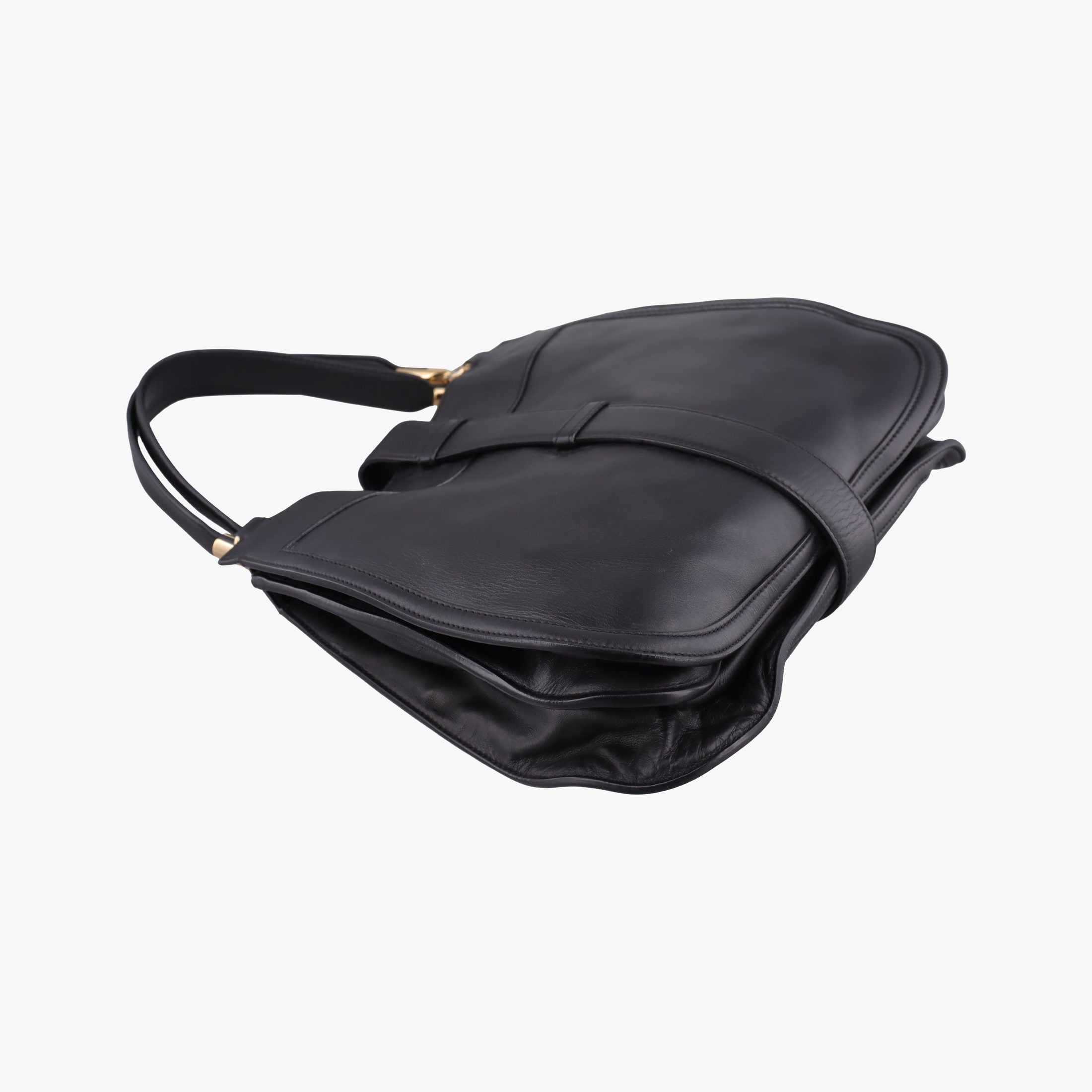 Pre-owned Ferragamo Enny hobo Black Leather  shoulderbag | stylenewstar