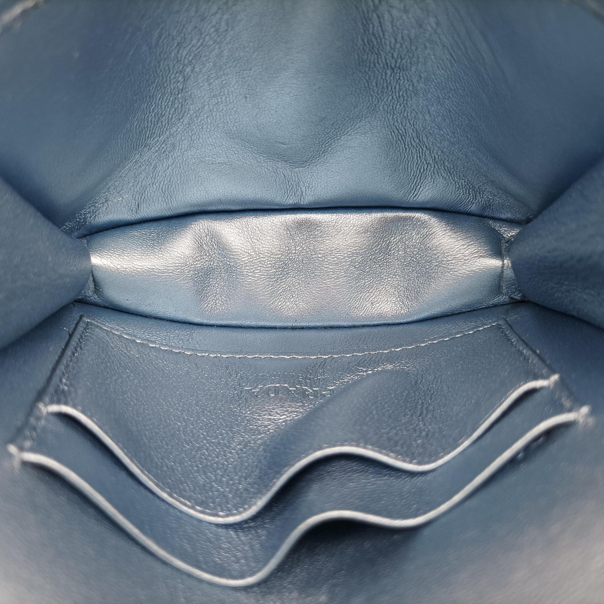 Secondhand Prada Diagramme Blue Leather  shoulderbag | stylenewstar