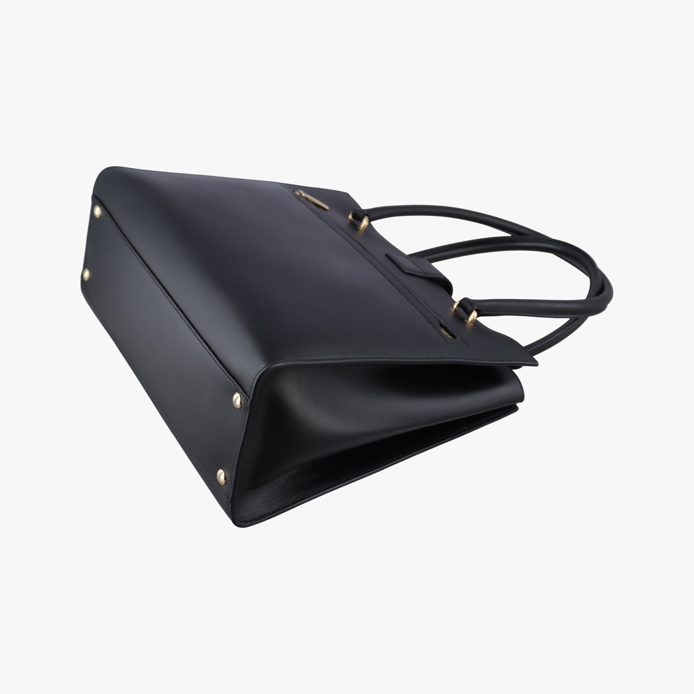 Pre-owned Ferragamo Gancini Juliet Black leather  handbag | stylenewstar