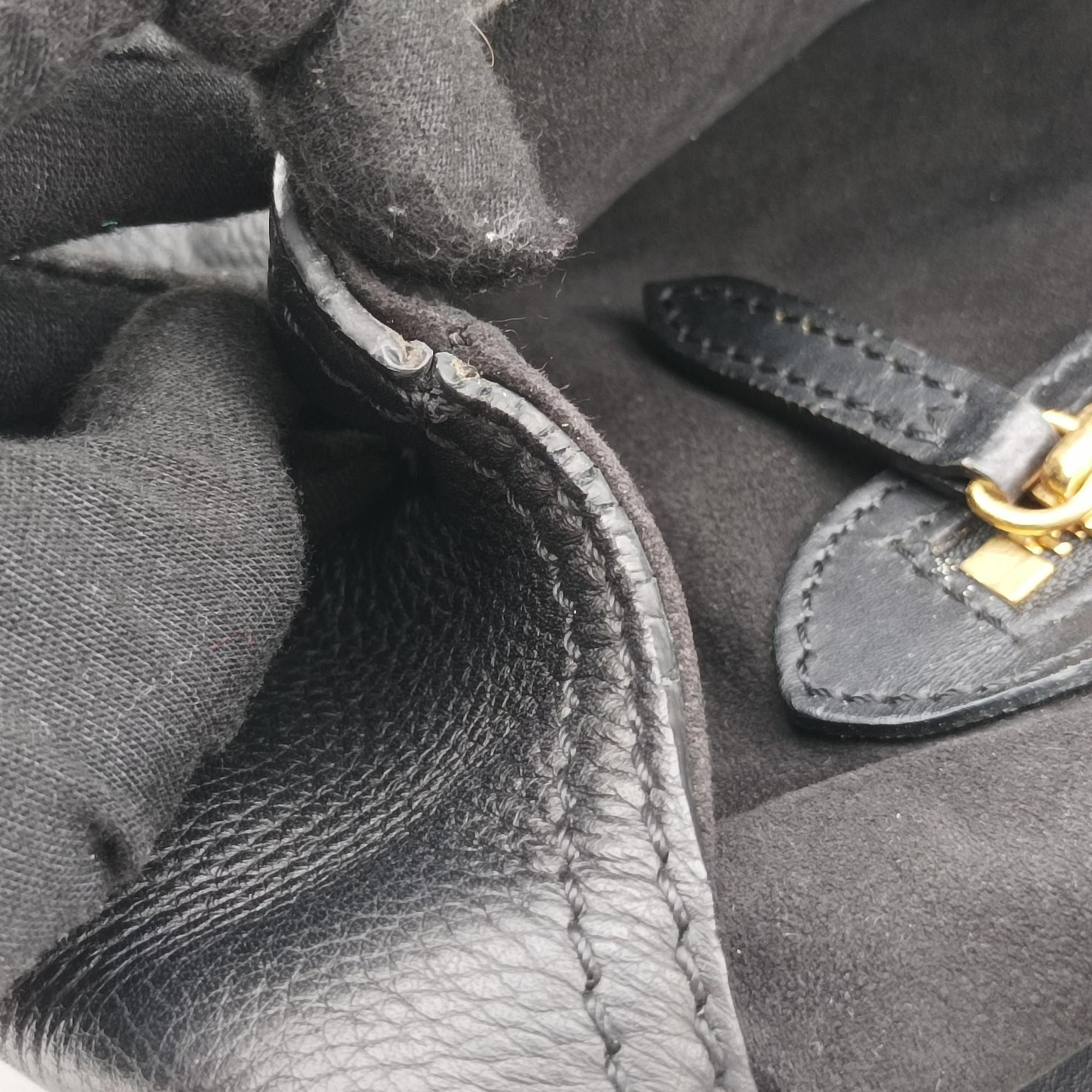 Vintage Burberry Bridle Black Leather  shoulderbag | stylenewstar
