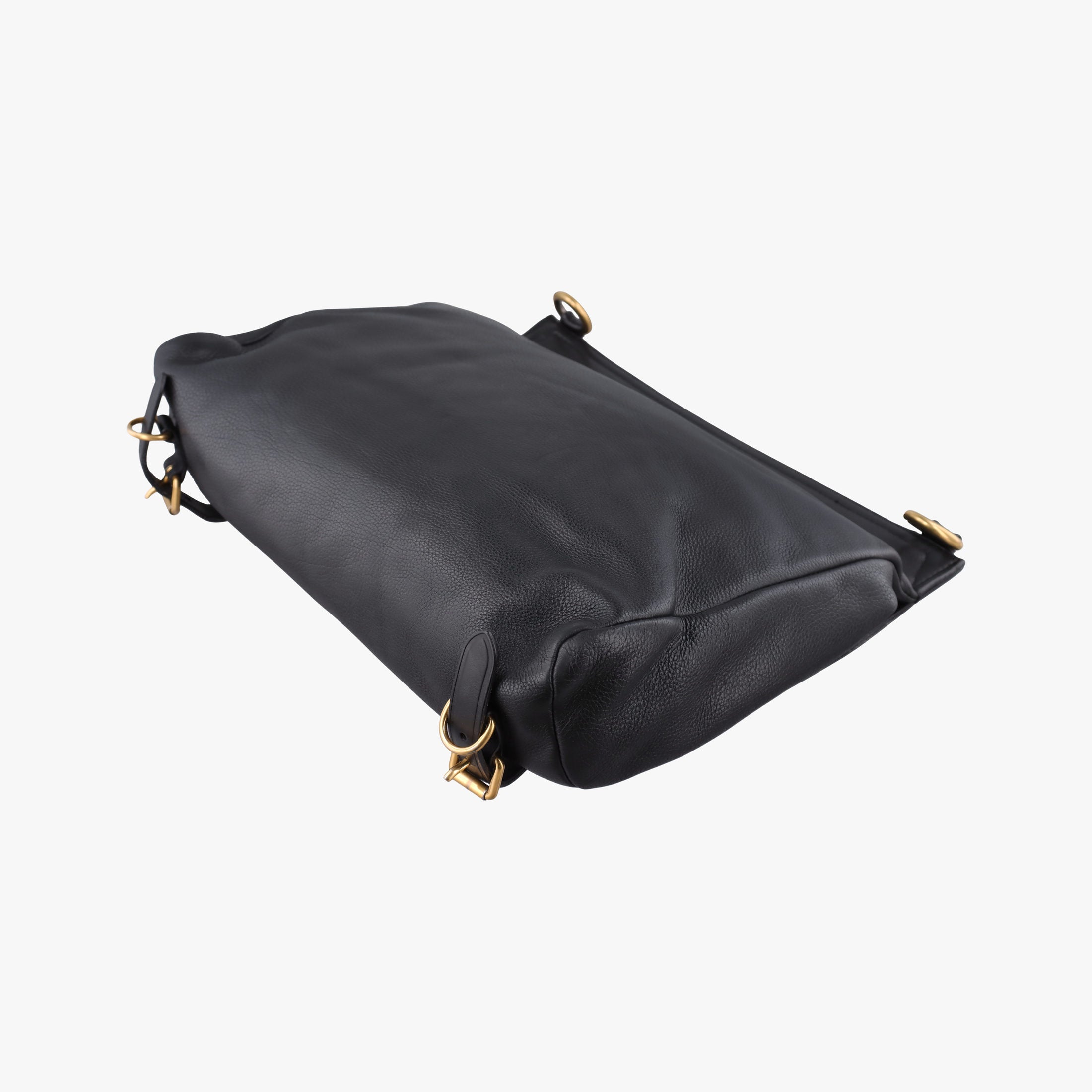 Vintage Burberry Bridle Black Leather  shoulderbag | stylenewstar