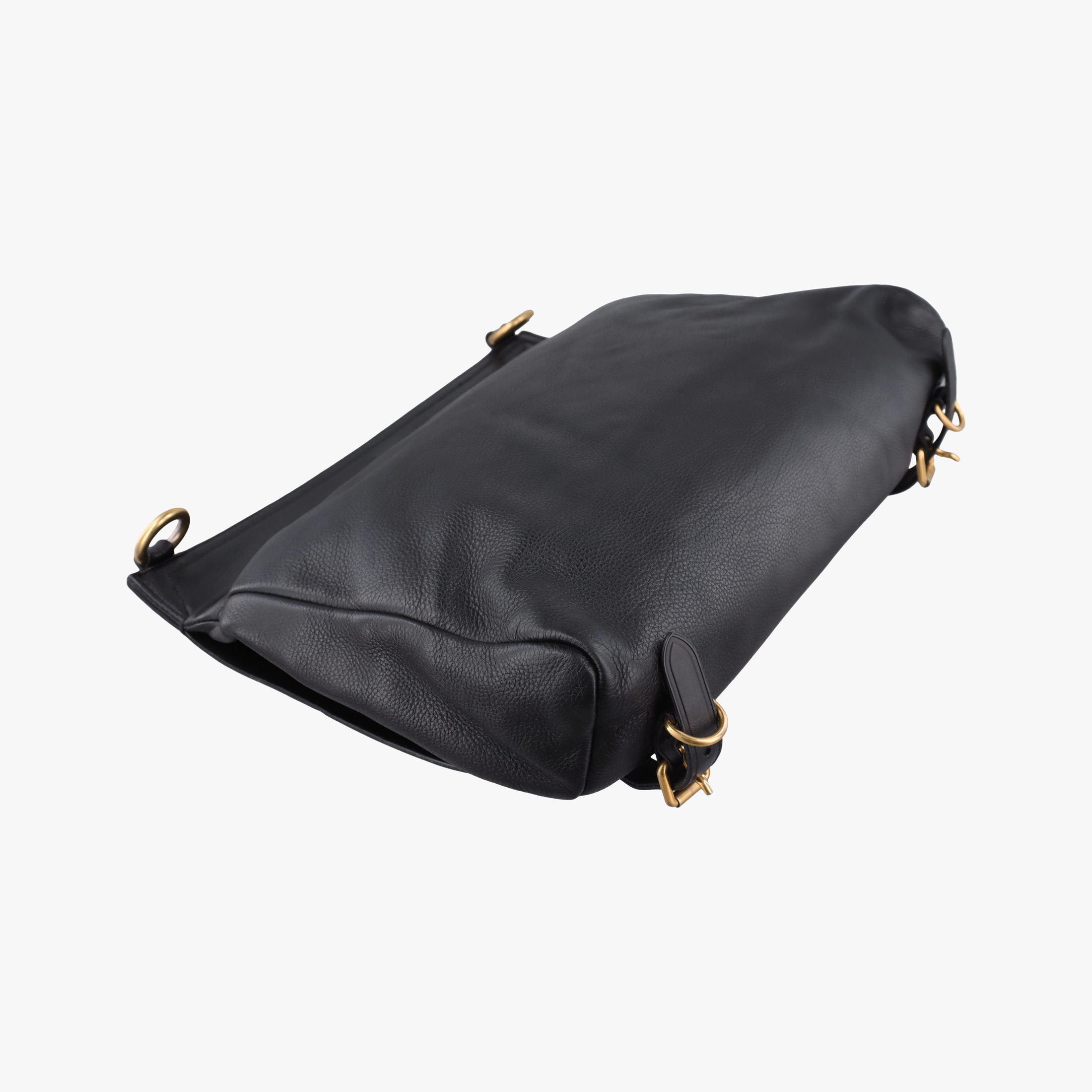 Vintage Burberry Bridle Black Leather  shoulderbag | stylenewstar