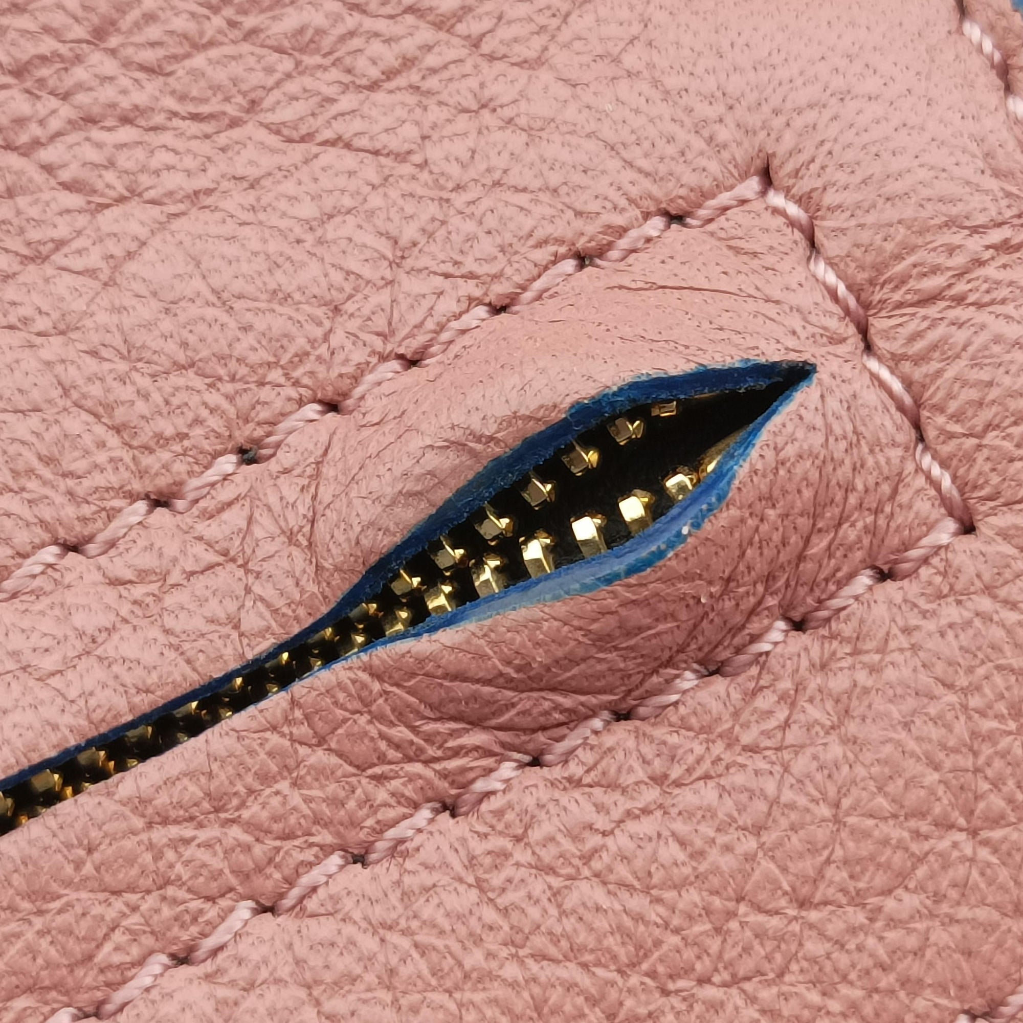 Pre-owned Marni Pannier Pink Leather  shoulderbag | stylenewstar