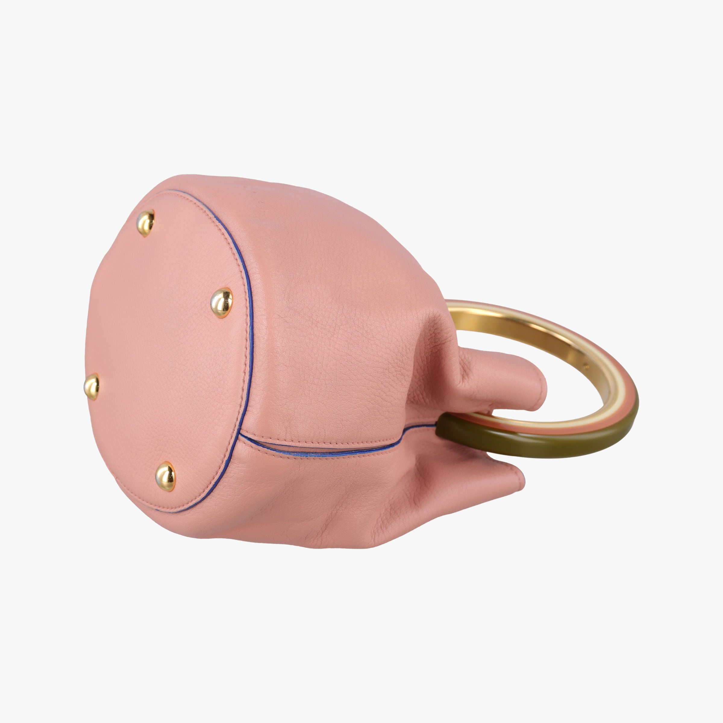 Pre-owned Marni Pannier Pink Leather  shoulderbag | stylenewstar