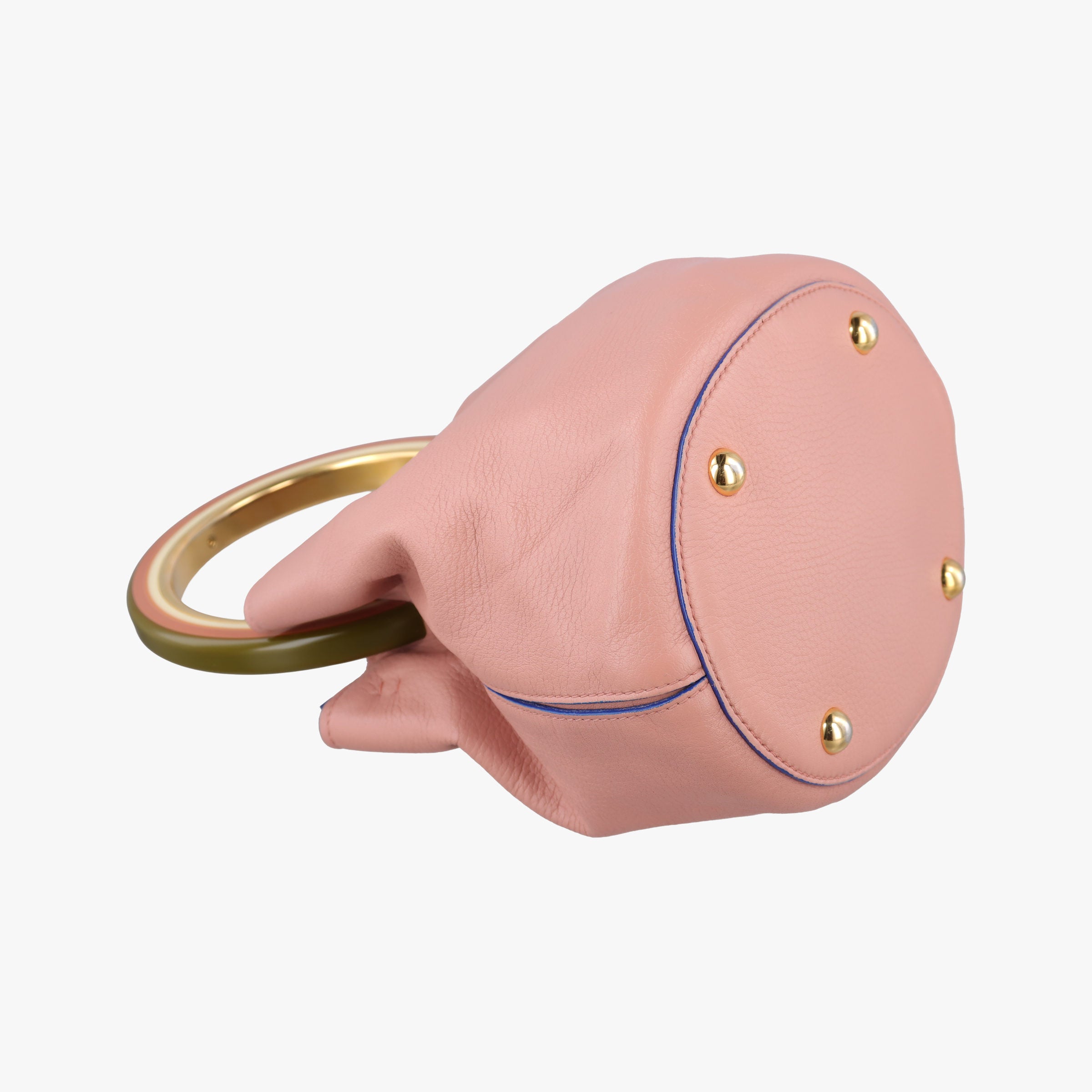 Pre-owned Marni Pannier Pink Leather  shoulderbag | stylenewstar