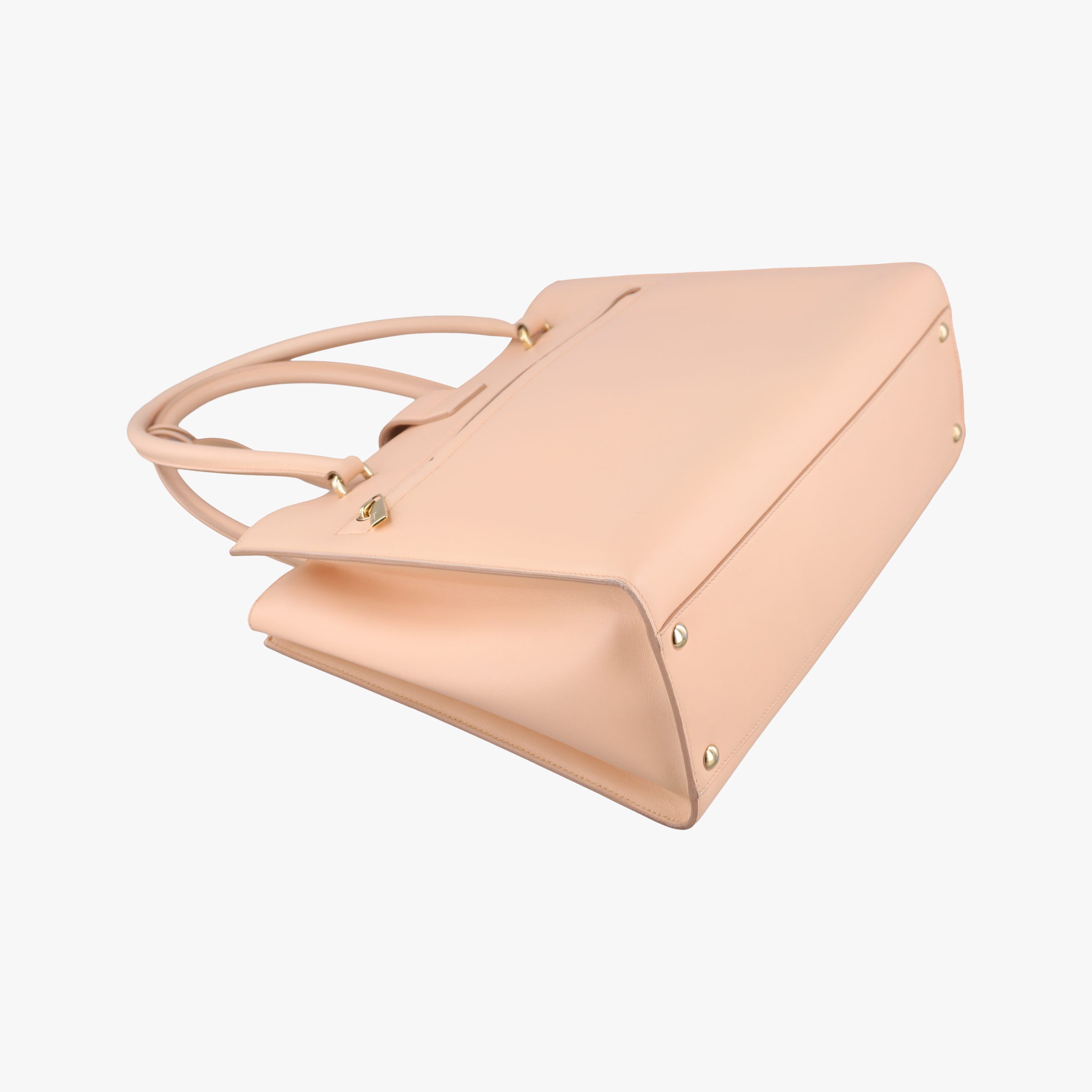Vintage Ferragamo Gancini Juliet Beige leather  handbag | stylenewstar