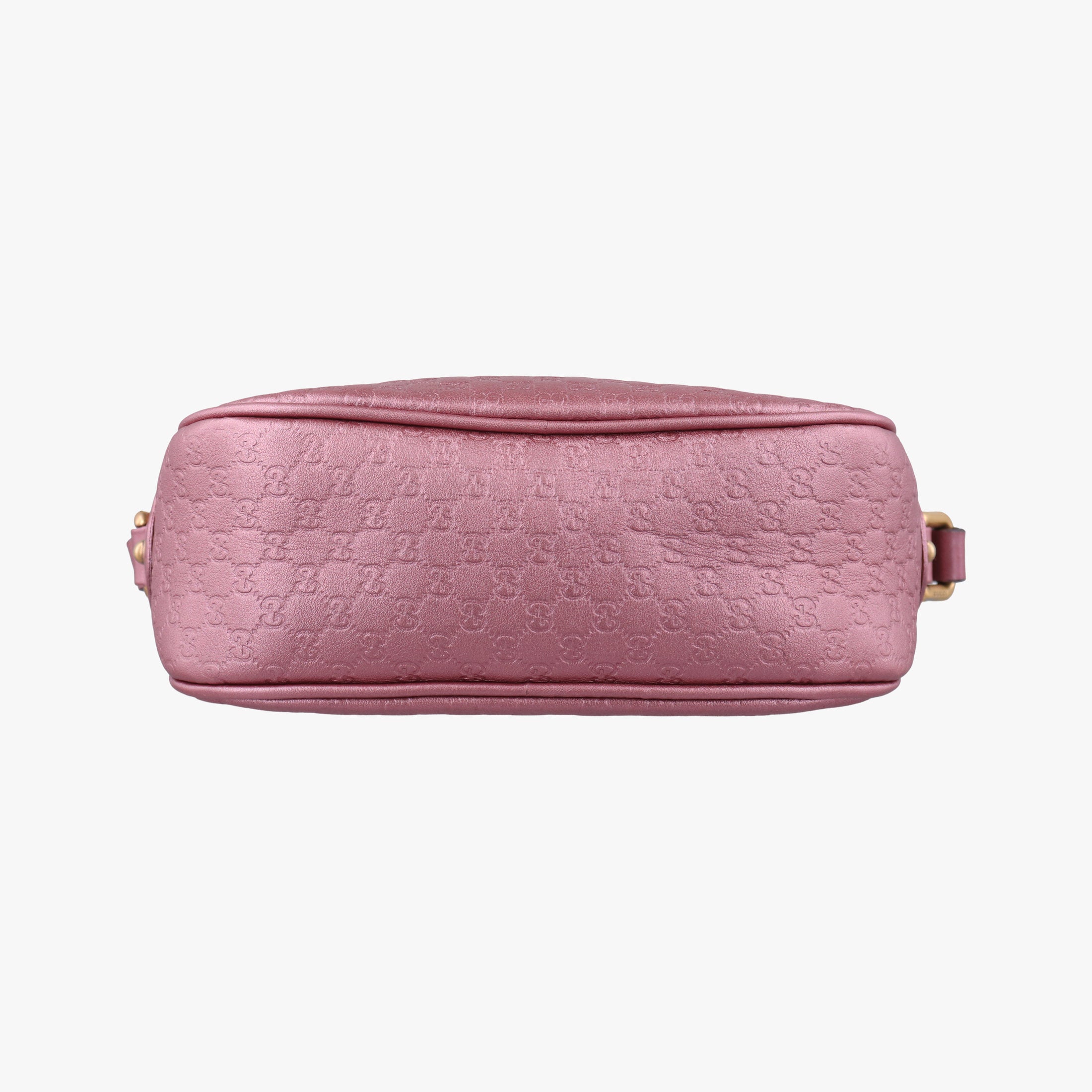 Pre-owned Gucci Microguccissima bamboo camera Pink Leather 309538 shoulderbag | stylenewstar