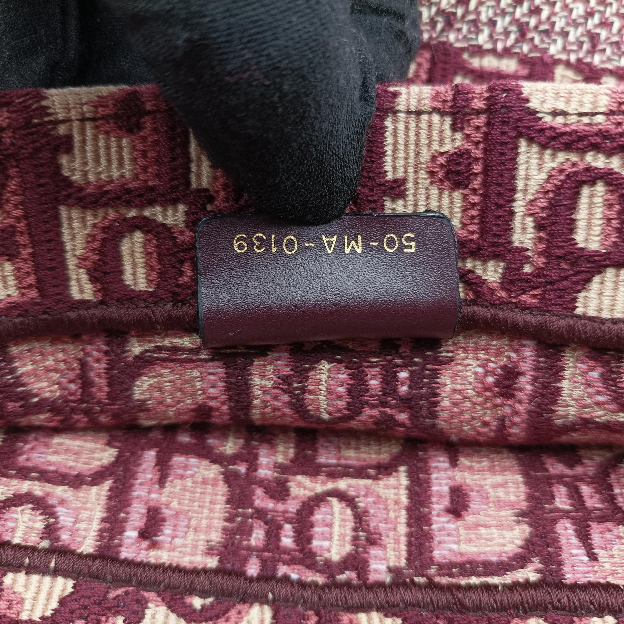 Vintage Christian Dior Book Tote Red Jacquard  handbag | stylenewstar