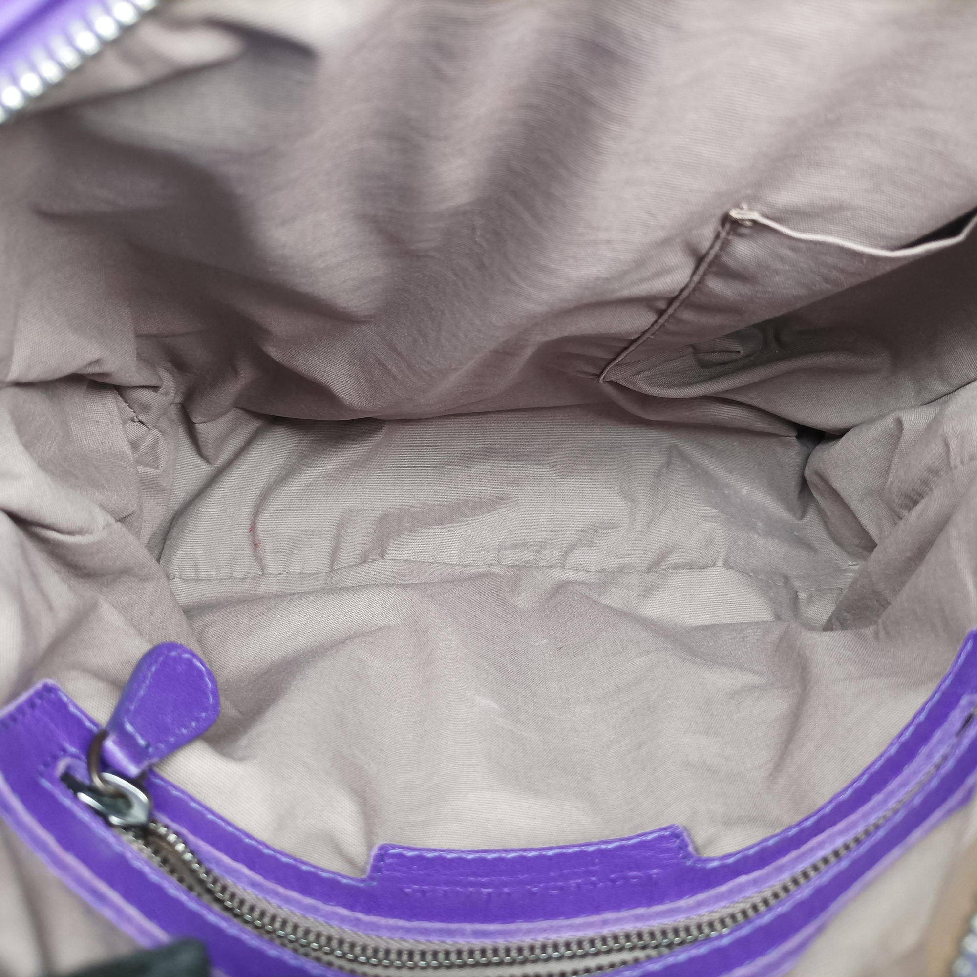 Pre-owned Bottega Veneta Intrecciato Purple lambskin  shoulderbag | stylenewstar