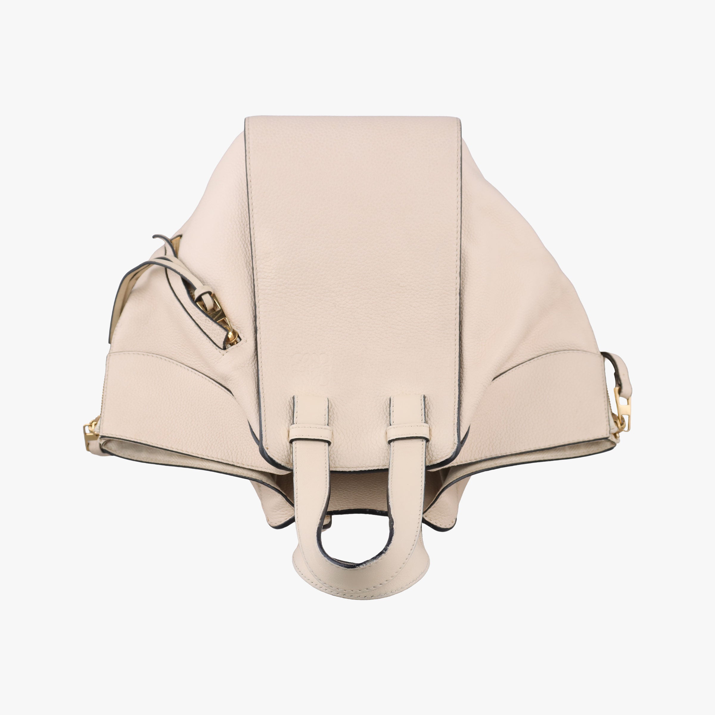Secondhand Loewe Hammock Beige Leather  handbag | stylenewstar