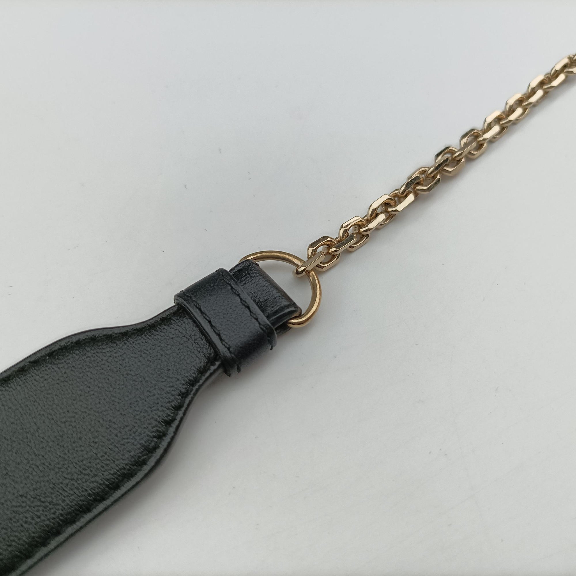 Pre-owned Christian Dior Lady Dior Cannage chain Black lambskin  shoulderbag | stylenewstar
