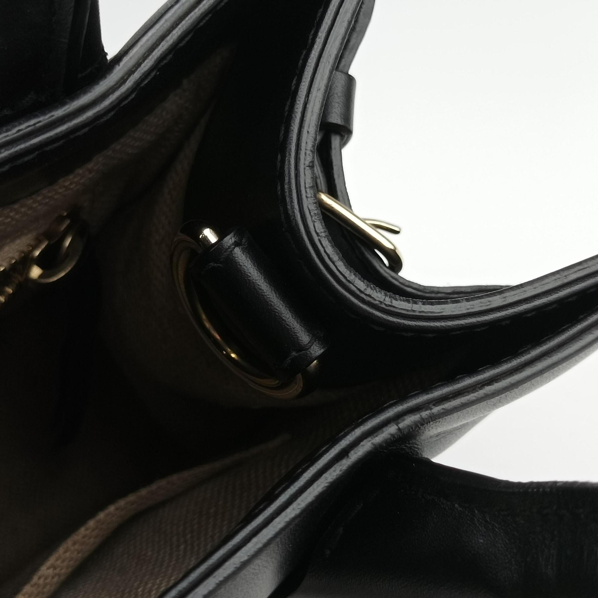 Pre-owned Balenciaga Padlock All Afternoon Black Leather  shoulderbag | stylenewstar