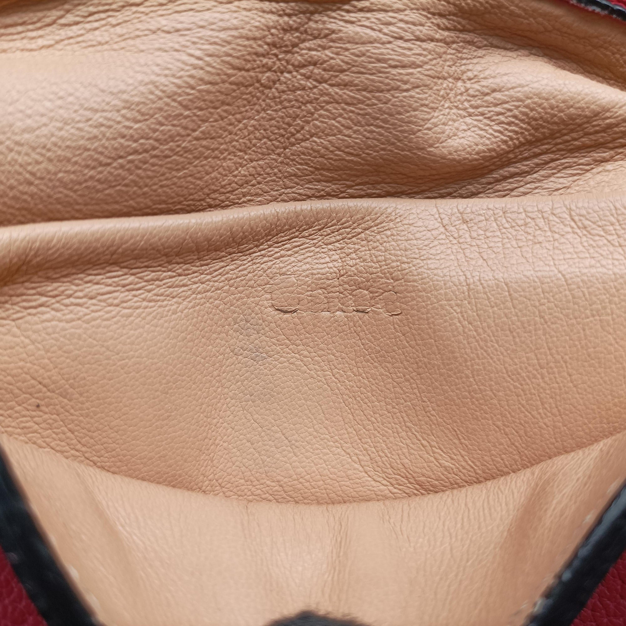 Pre-owned Chloe Elsie Red Leather  shoulderbag | stylenewstar