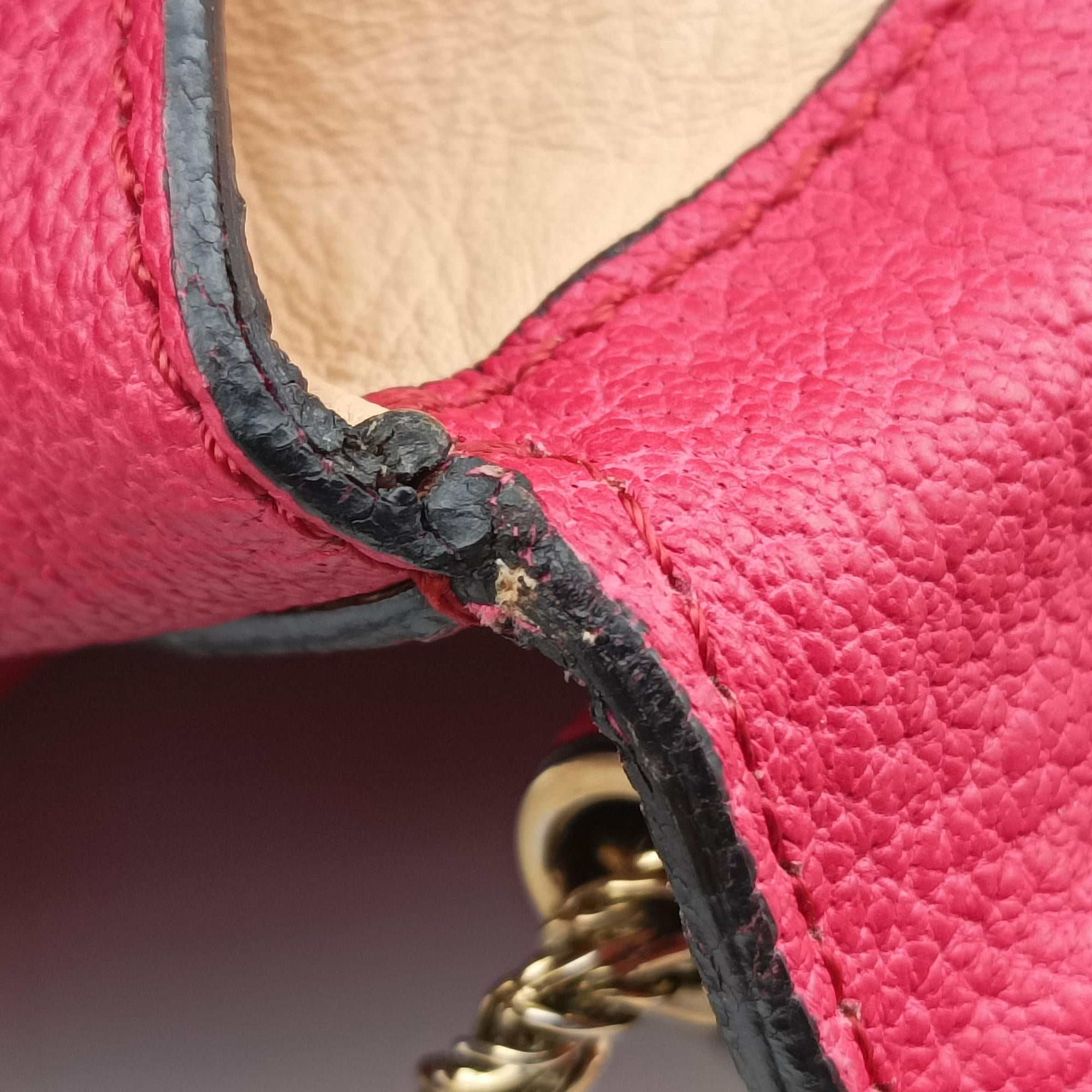 Pre-owned Chloe Elsie Red Leather  shoulderbag | stylenewstar