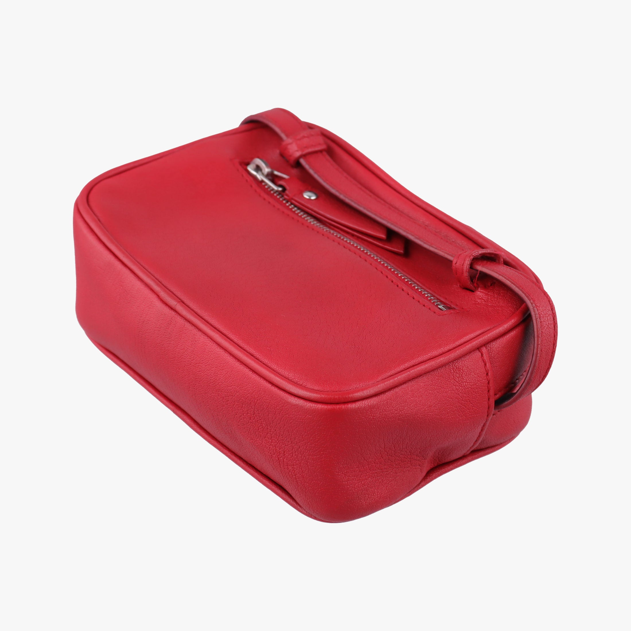 Vintage Yves Saint Laurent Lou camera Red Leather 527096 shoulderbag | stylenewstar