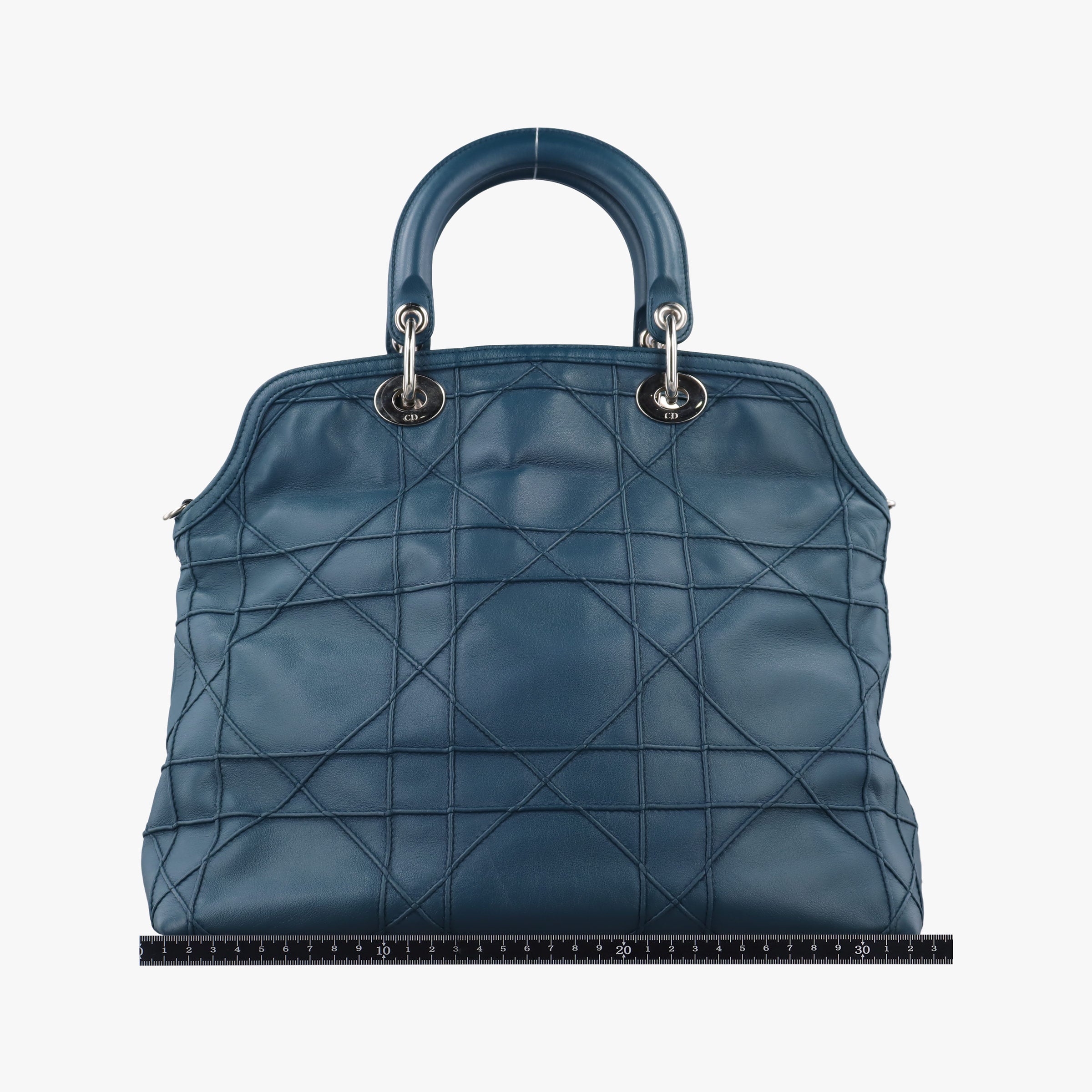 Vintage Christian Dior granville Blue lambskin  shoulderbag | stylenewstar