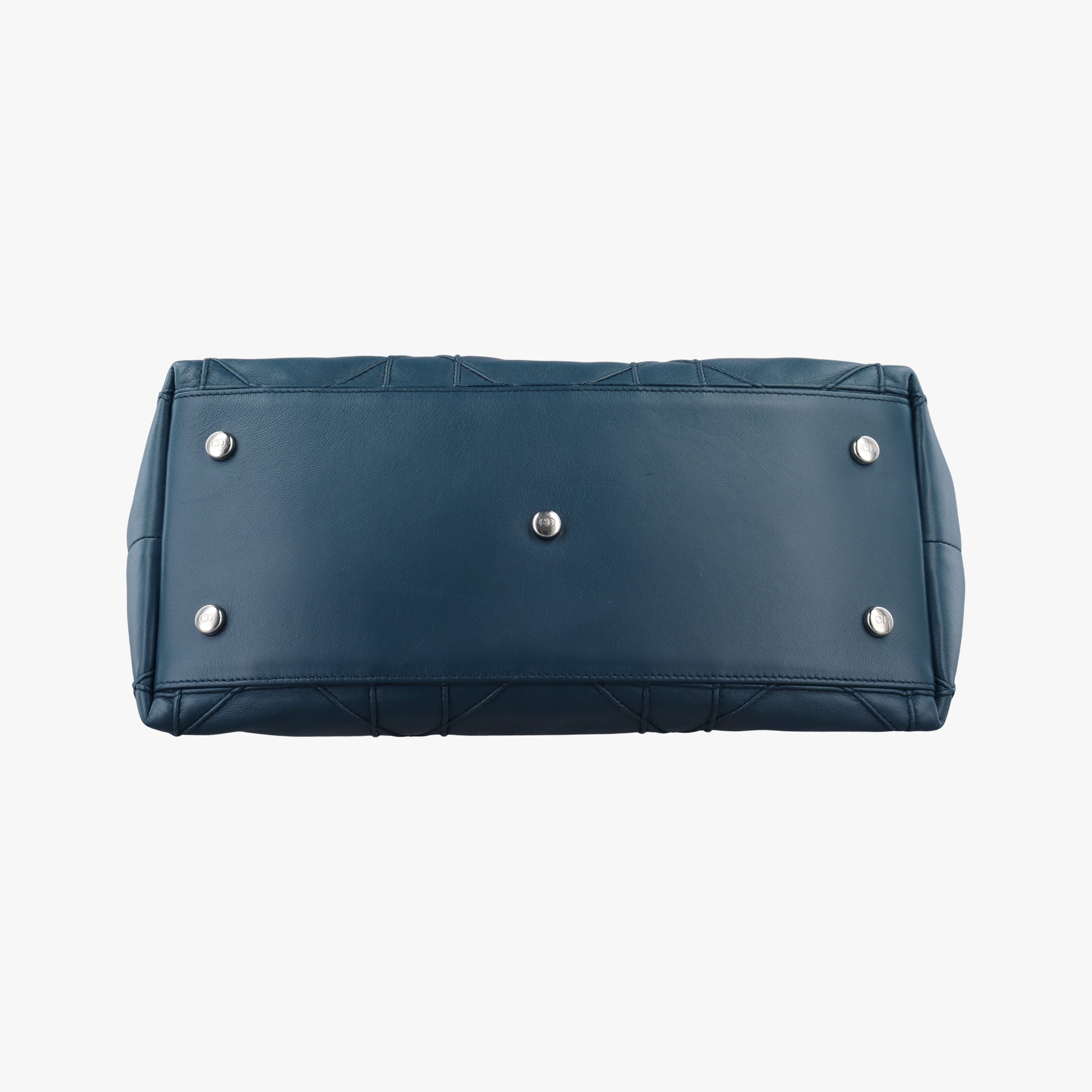 Vintage Christian Dior granville Blue lambskin  shoulderbag | stylenewstar
