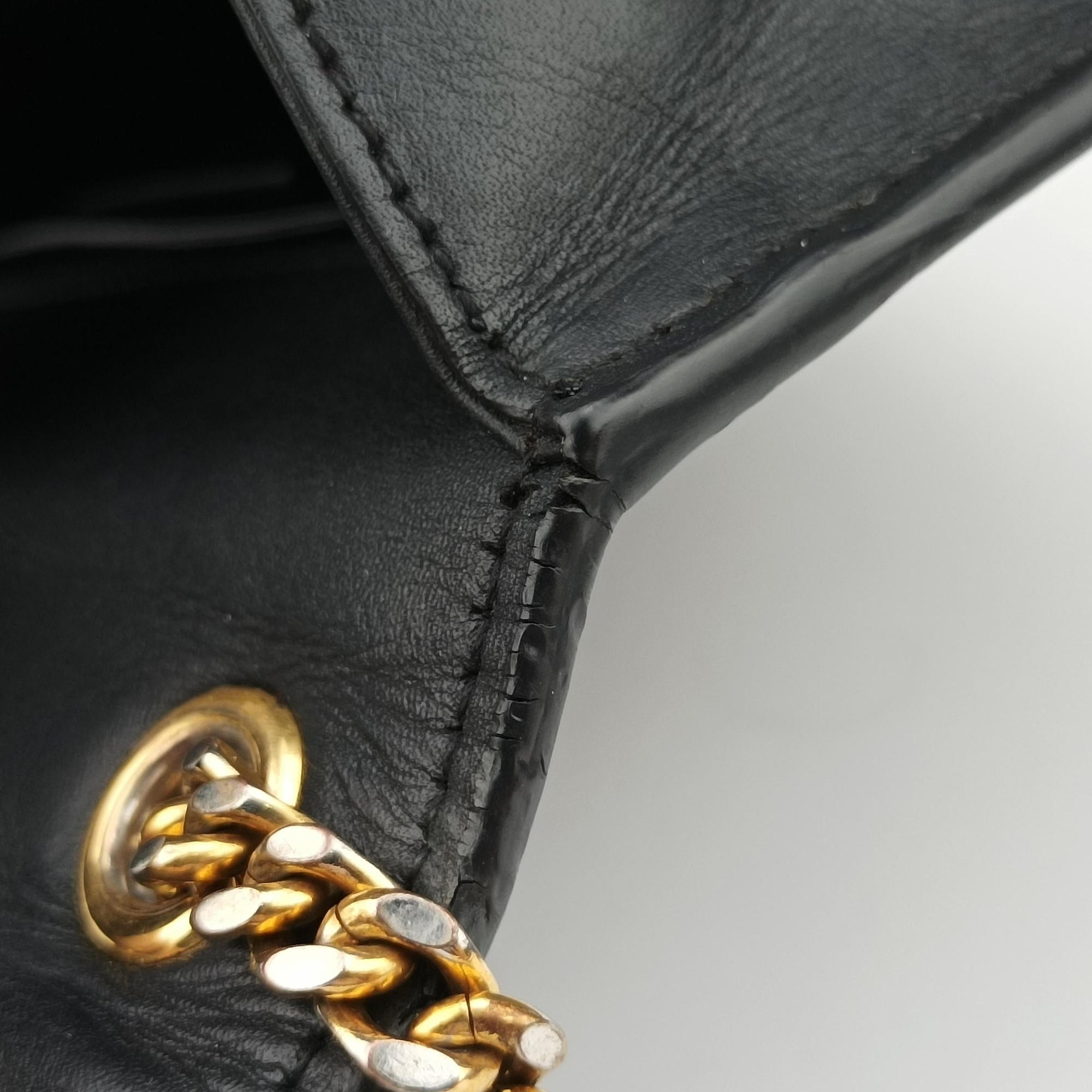 Vintage Yves Saint Laurent KATE Black Leather 354119 shoulderbag | stylenewstar