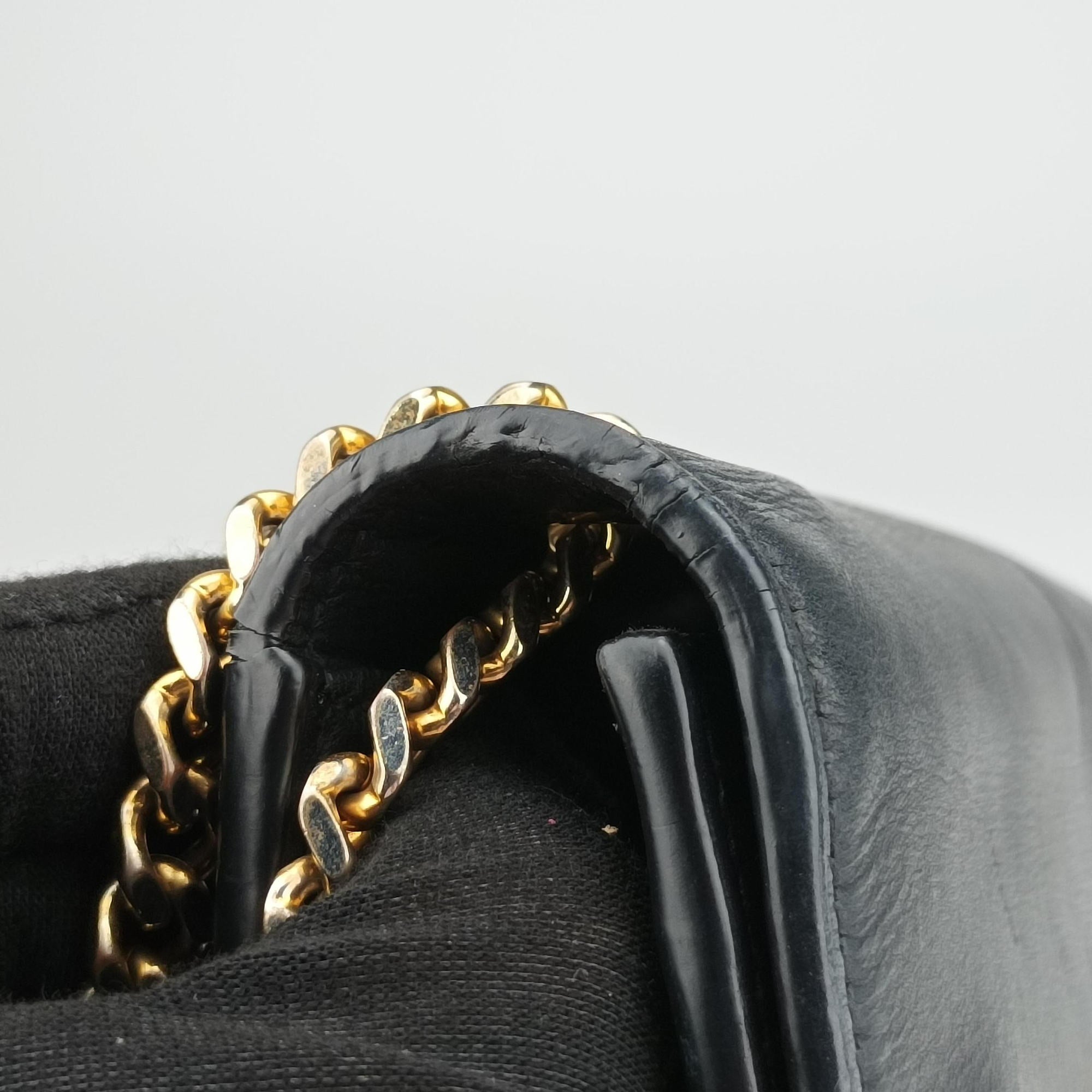 Vintage Yves Saint Laurent KATE Black Leather 354119 shoulderbag | stylenewstar