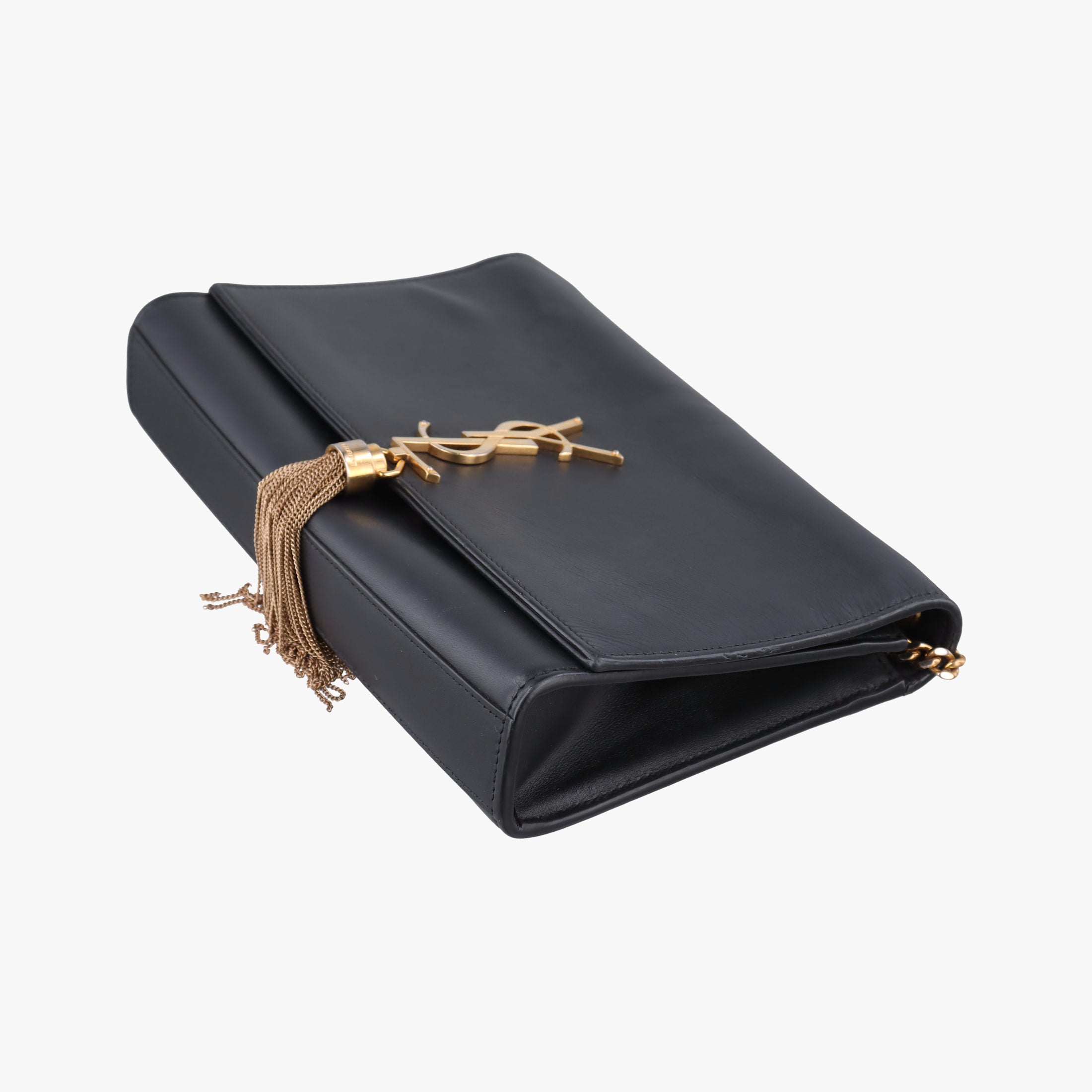 Vintage Yves Saint Laurent KATE Black Leather 354119 shoulderbag | stylenewstar