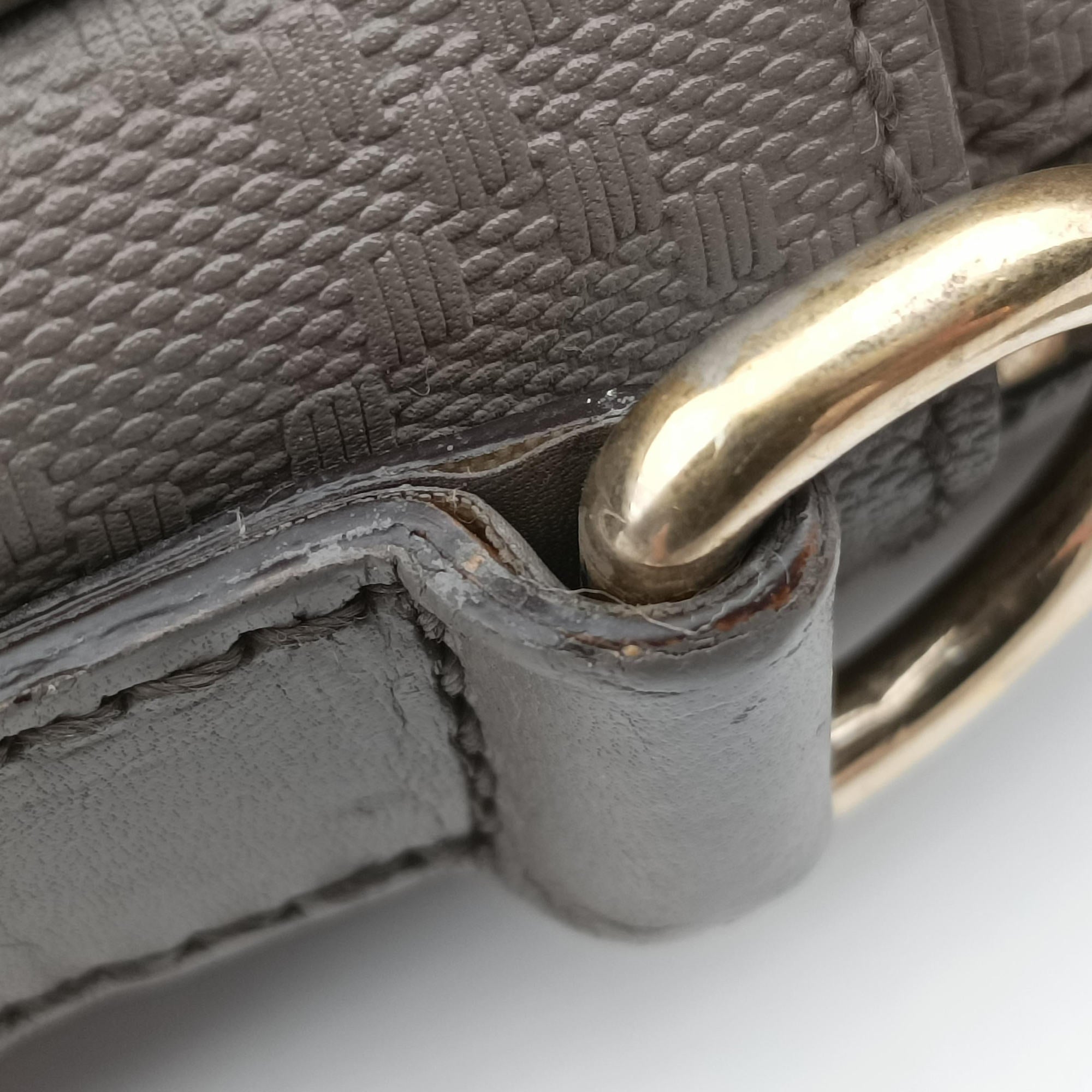 Vintage Gucci Diamante Grey Leather 208463 handbag | stylenewstar