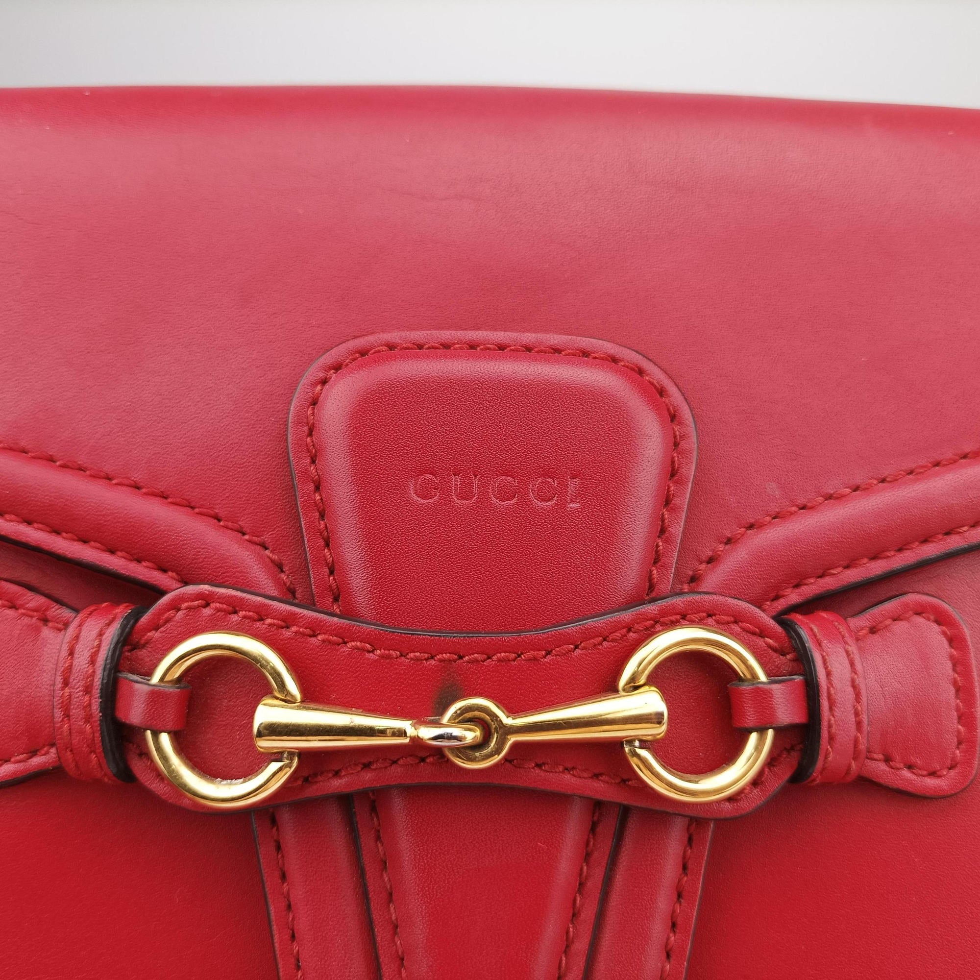 Secondhand Gucci Lady Web Red Leather 380573 shoulderbag | stylenewstar