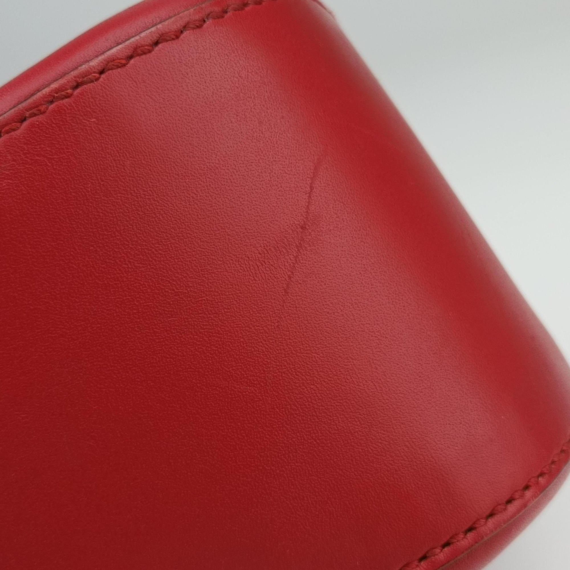 Secondhand Gucci Lady Web Red Leather 380573 shoulderbag | stylenewstar