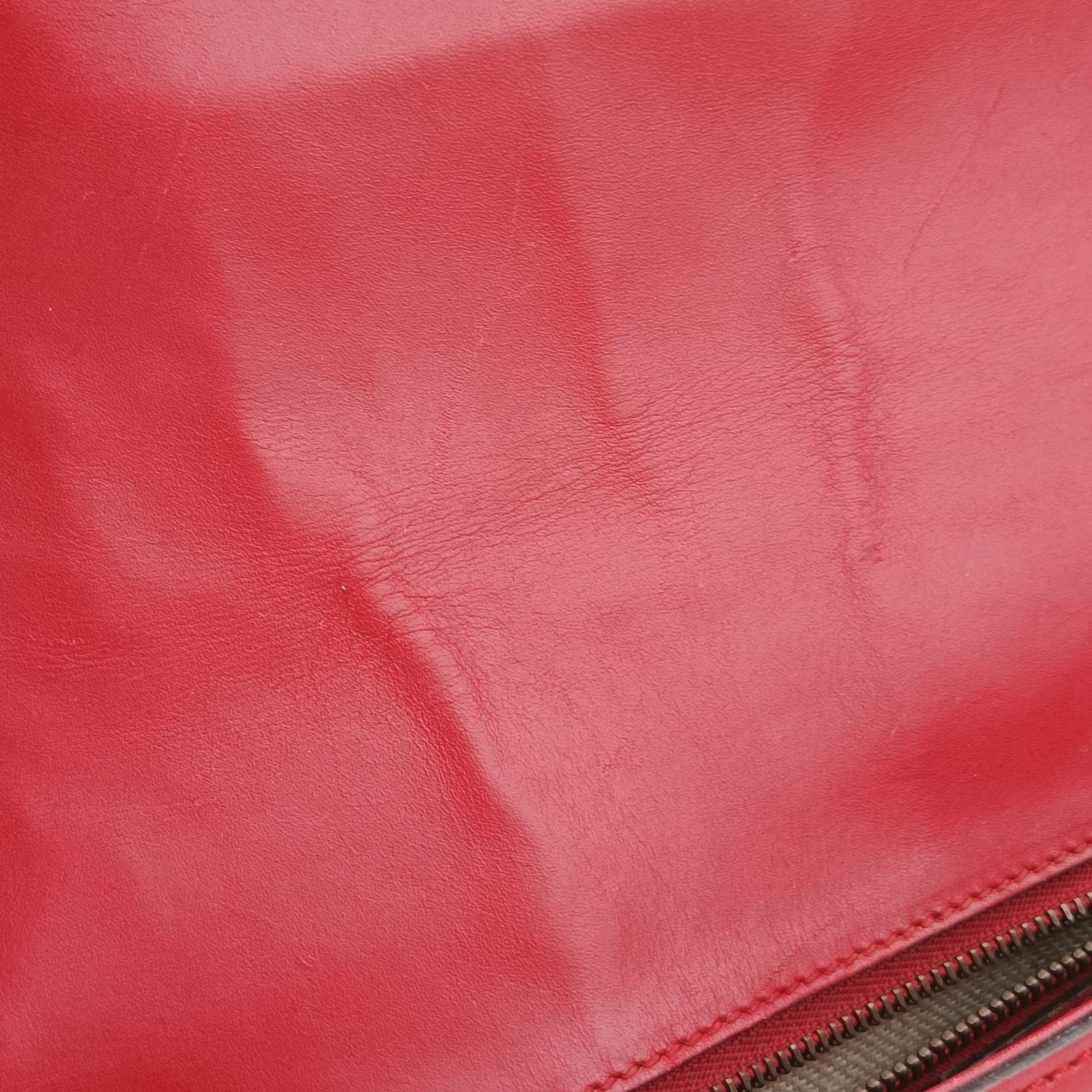 Secondhand Gucci Lady Web Red Leather 380573 shoulderbag | stylenewstar