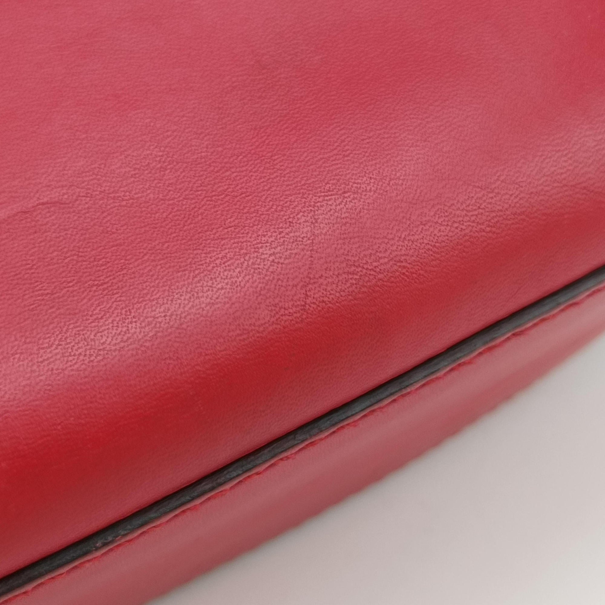 Secondhand Gucci Lady Web Red Leather 380573 shoulderbag | stylenewstar