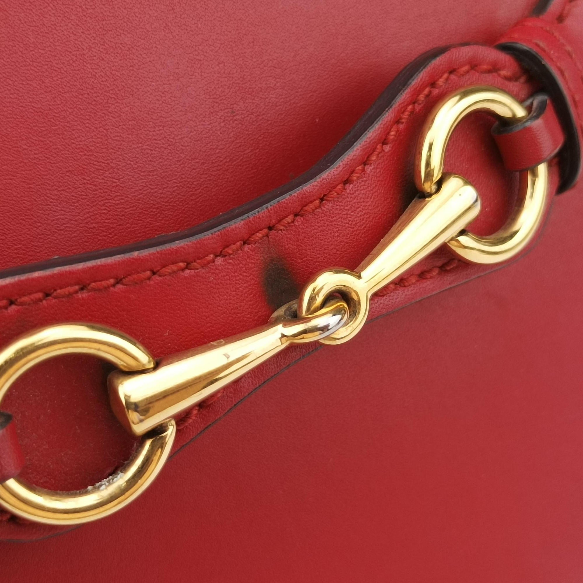 Secondhand Gucci Lady Web Red Leather 380573 shoulderbag | stylenewstar