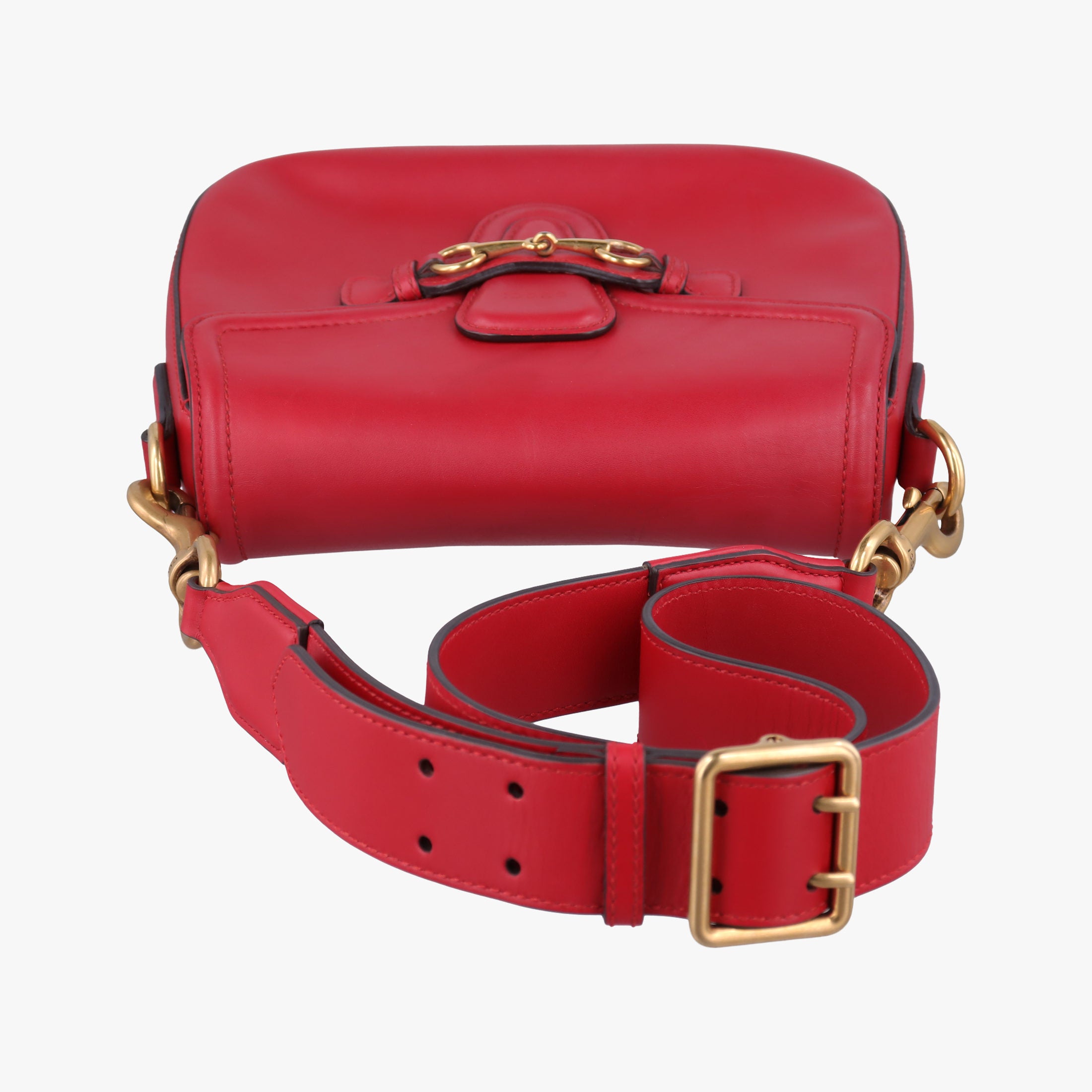Secondhand Gucci Lady Web Red Leather 380573 shoulderbag | stylenewstar