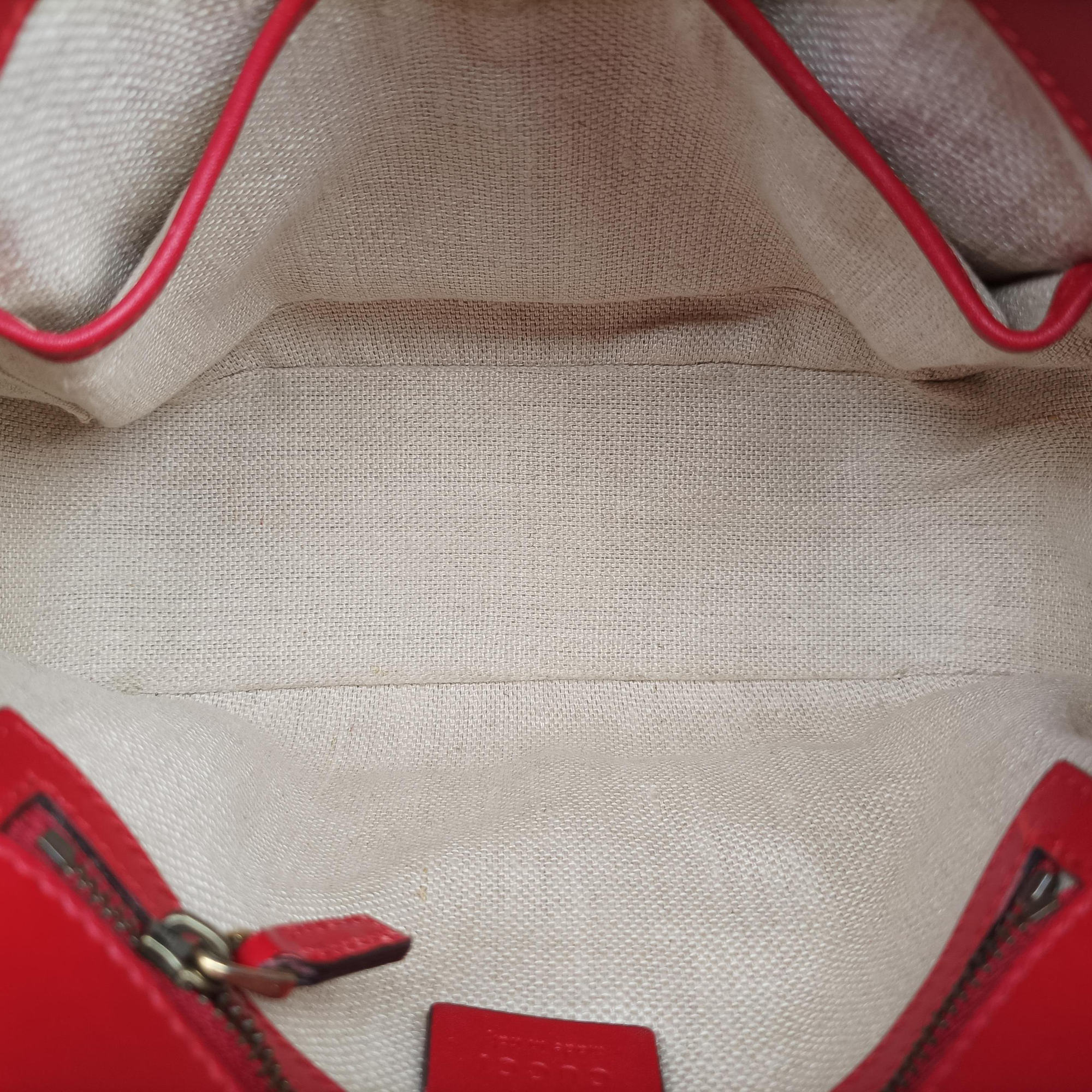 Secondhand Gucci Lady Web Red Leather 380573 shoulderbag | stylenewstar